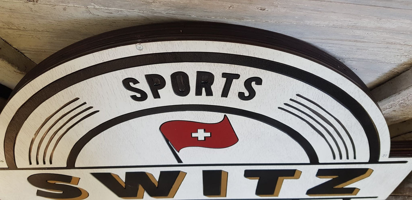 led lit custom wood sign. like a Neon light personalized to your logo or saying bar light