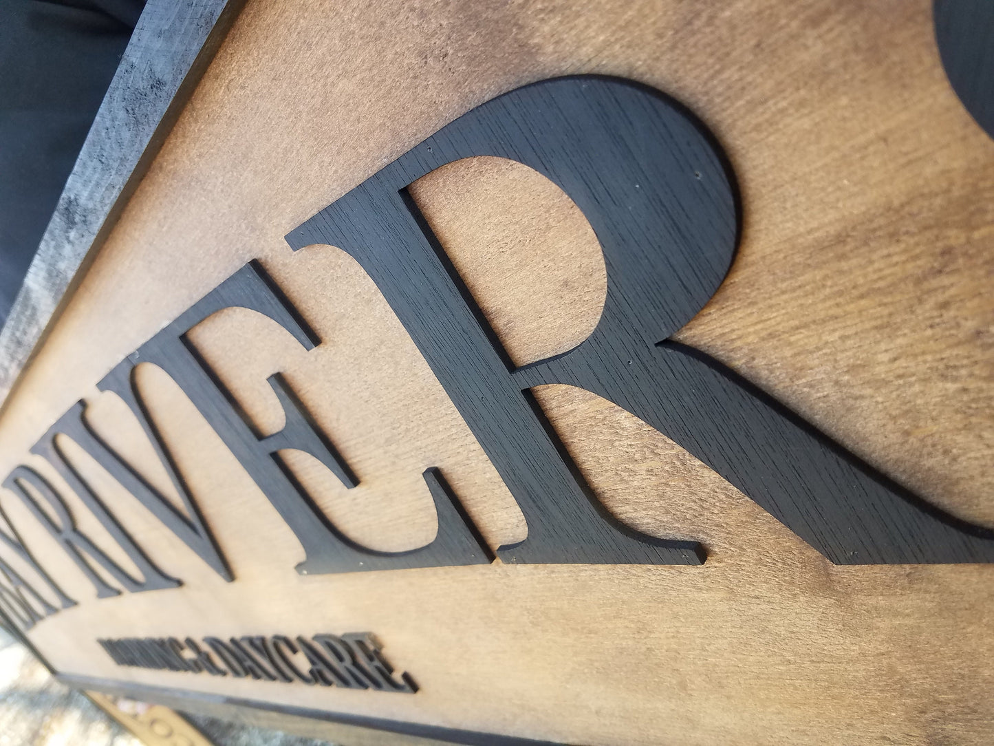 Large Custom Boarding Day Care Sign, Over-sized Rustic Business Logo, Wood, Laser Cut Out, 3D, Extra Large, Sign Footstepsinthepast