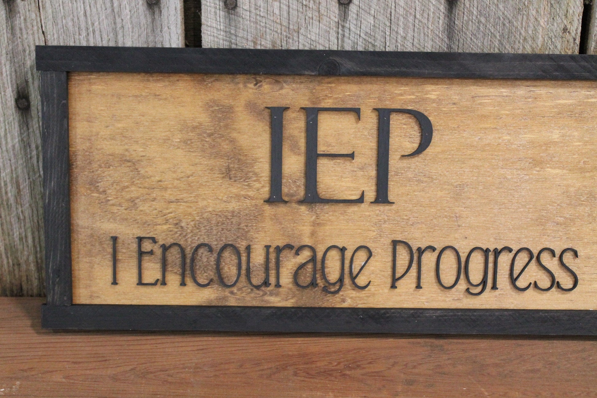 IEP Teacher Sign Individualized Education Teacher Appreciation Gift Intervention Specialist Special Education Coordinator Wood