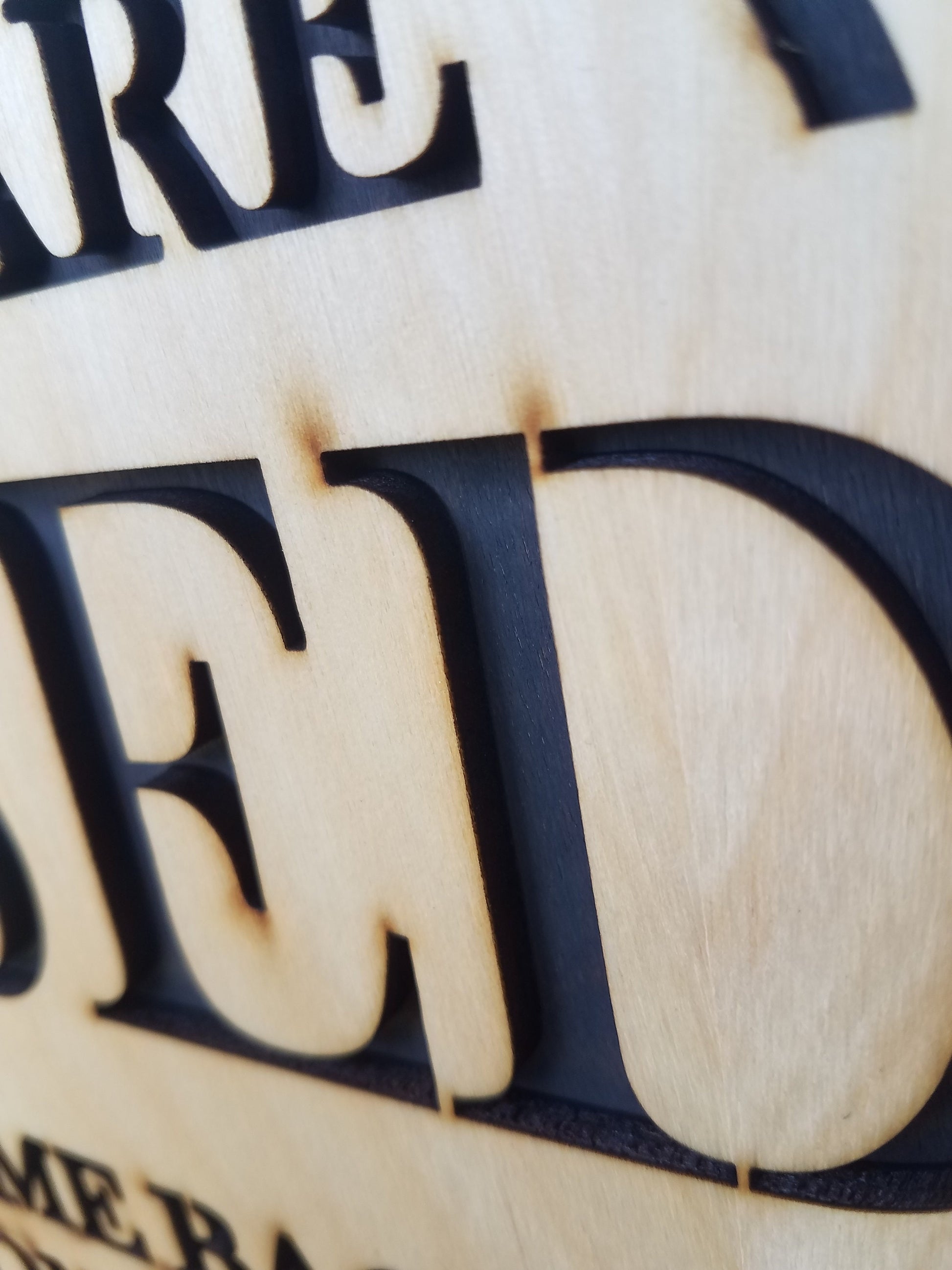 12 inch wood open closed sign for your store front door