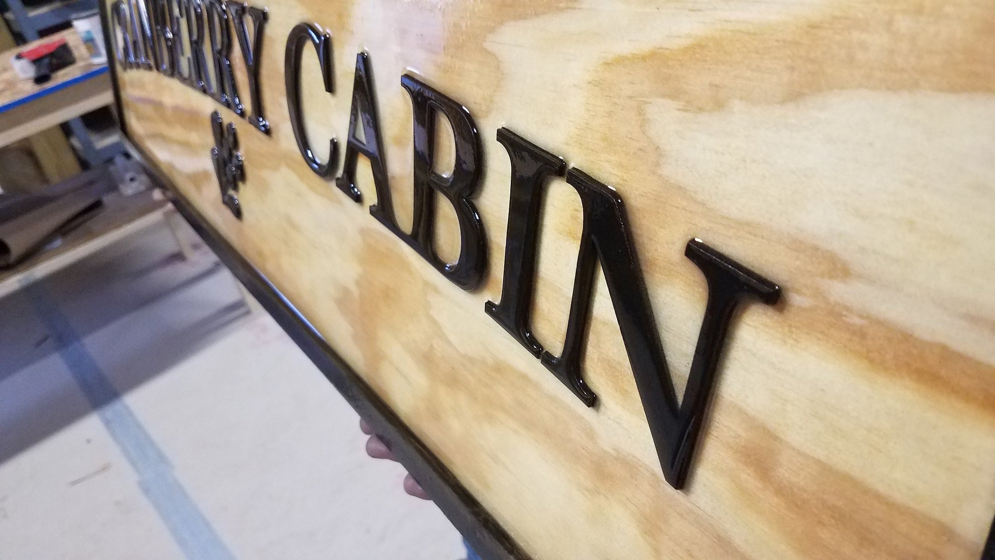 Large Custom Cabin Ranch Sign, Square, Over-sized Rustic Business Logo, Wood, Laser Cut Out, 3D, Extra Large, Sign Footstepsinthepast