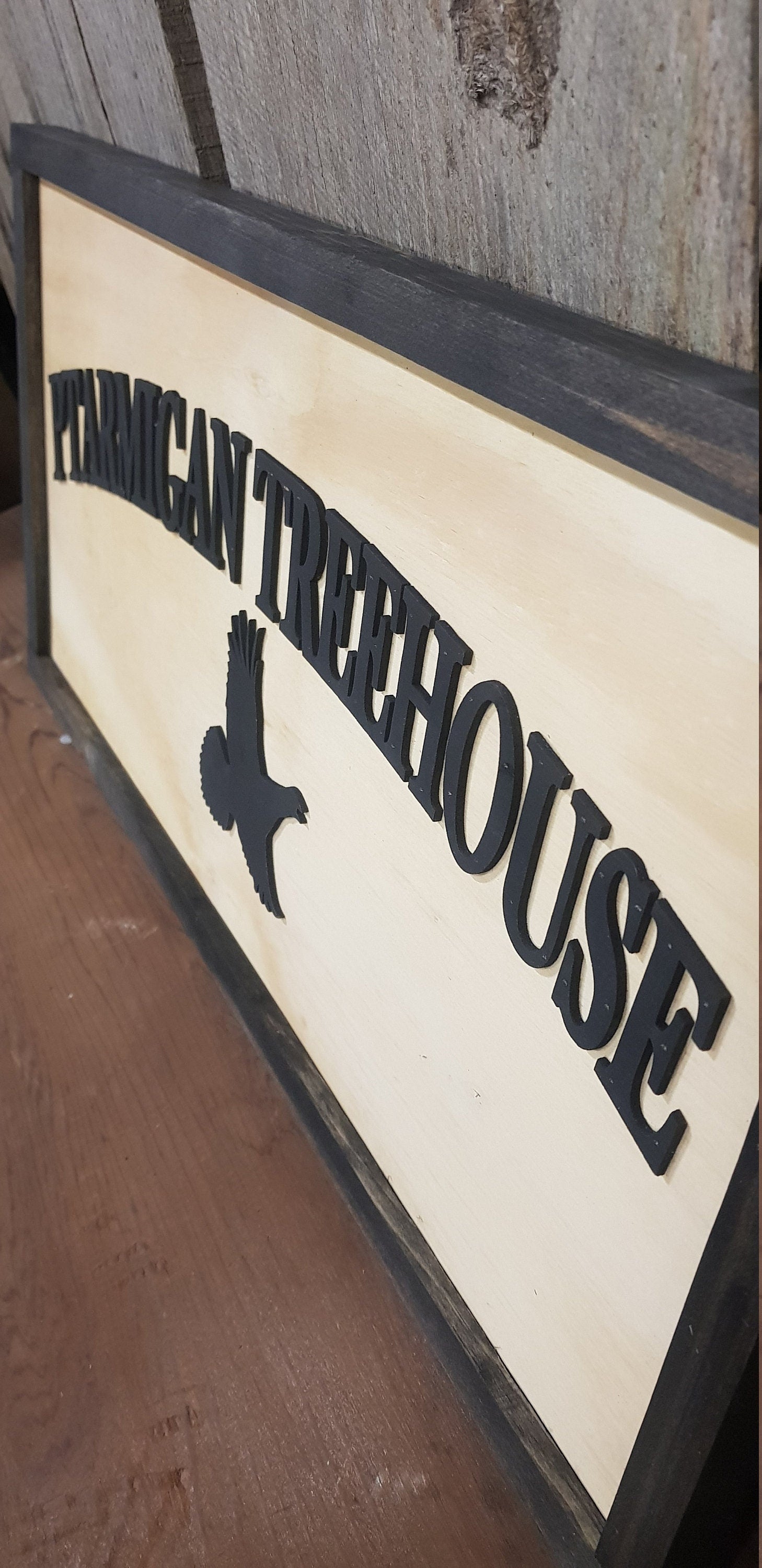 Large Custom Cabin Ranch Sign, Over-sized Rustic Business Logo, Wood, Laser Cut Out, 3D, Extra Large, Sign Footstepsinthepast