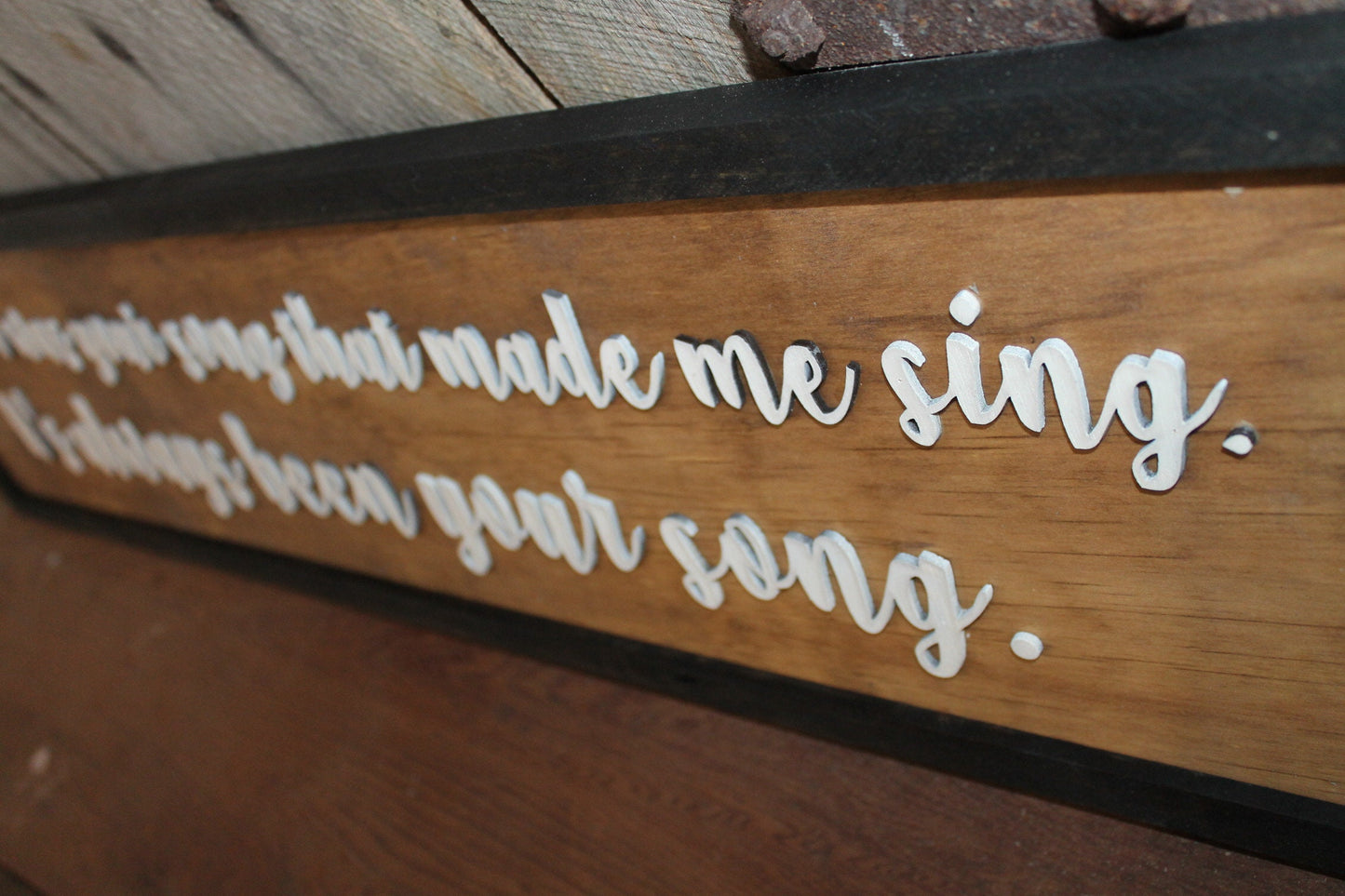 Garth Song Sign Its Your Song Master Bedroom Sign Song Lyrics Brooks 3D Raised Text Extra Large Wood Sign Rustic Country Gift