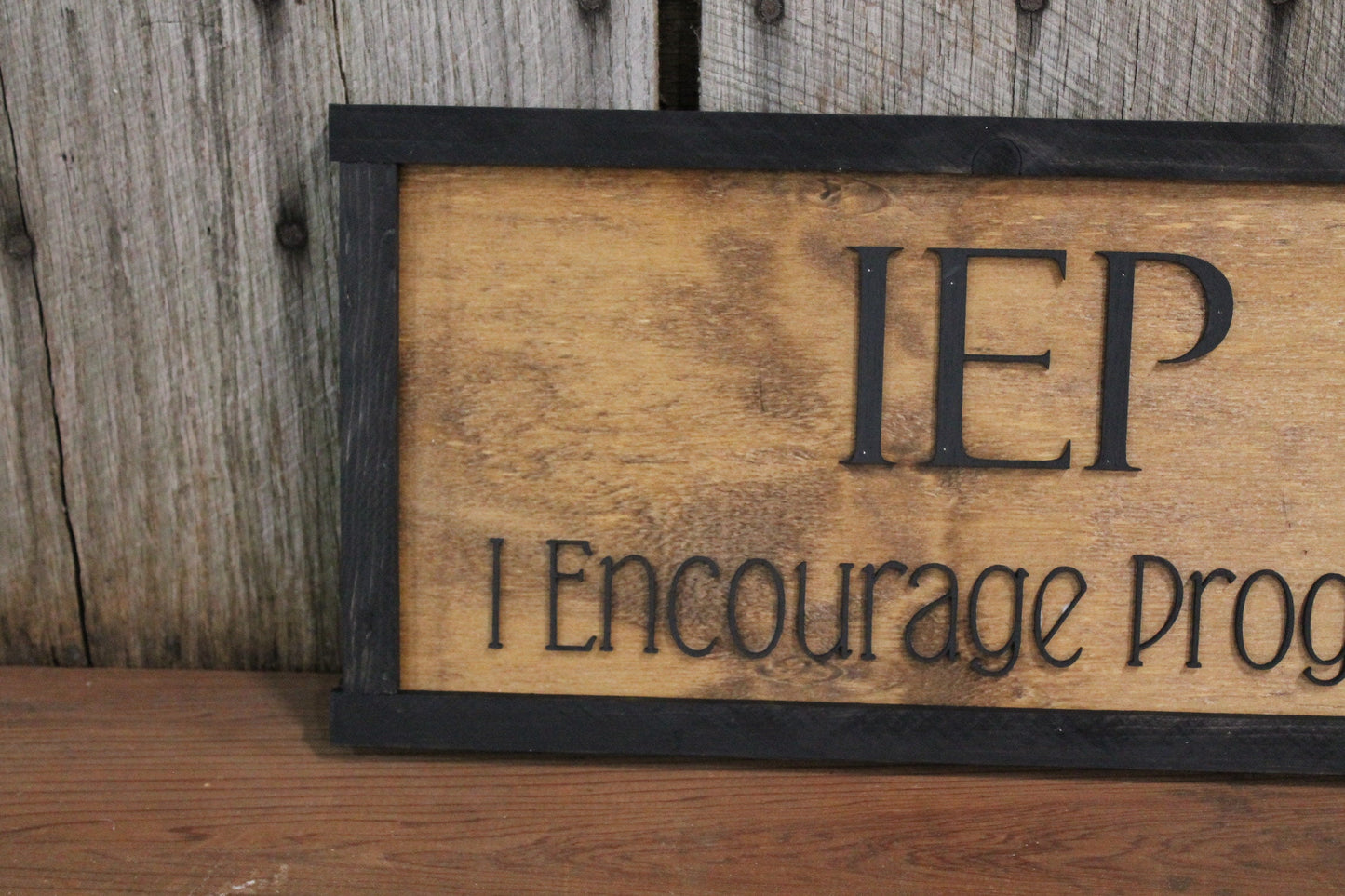 IEP Teacher Sign Individualized Education Teacher Appreciation Gift Intervention Specialist Special Education Coordinator Wood
