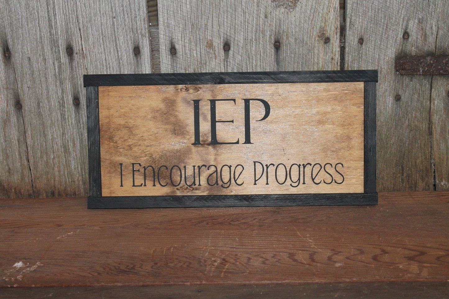 IEP Teacher Sign Individualized Education Teacher Appreciation Gift Intervention Specialist Special Education Coordinator Wood