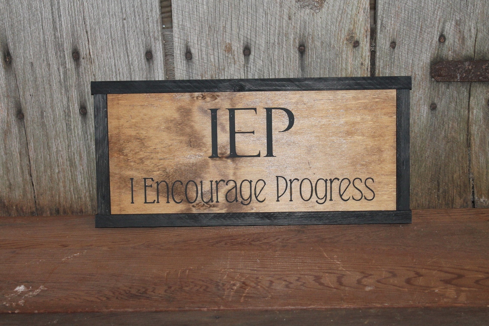 IEP Teacher Sign Individualized Education Teacher Appreciation Gift Intervention Specialist Special Education Coordinator Wood