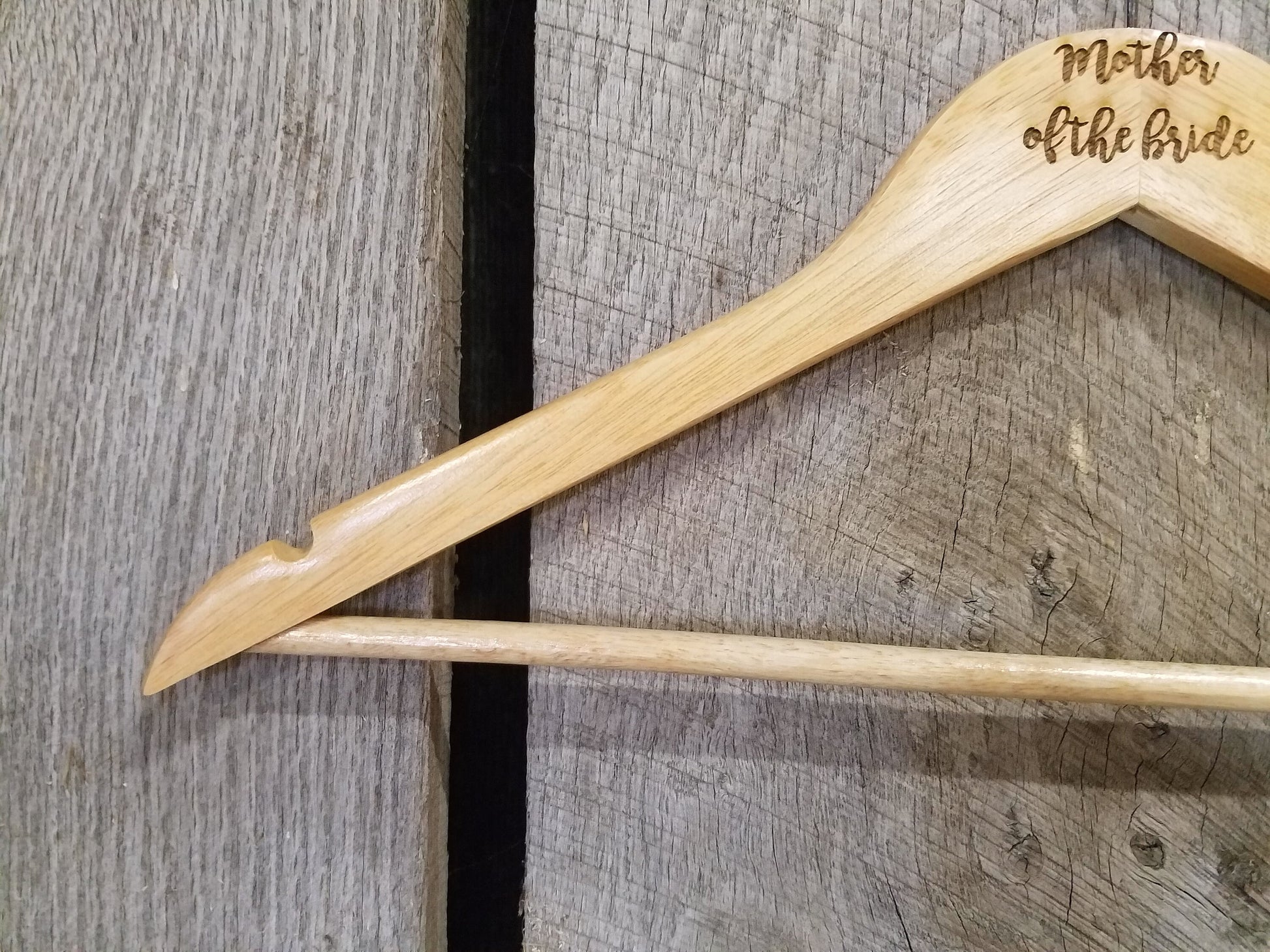 Mother of the Bride Gift Clothes Hanger Bridal Party Engraved Hard Wood Coat Sturdy Wedding Bromellow Personalized