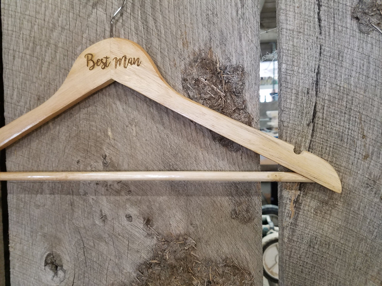 Best Man Suit Clothes Hanger Bridal Party Engraved Hard Wood Coat Sturdy Wedding Bromellow Personalized