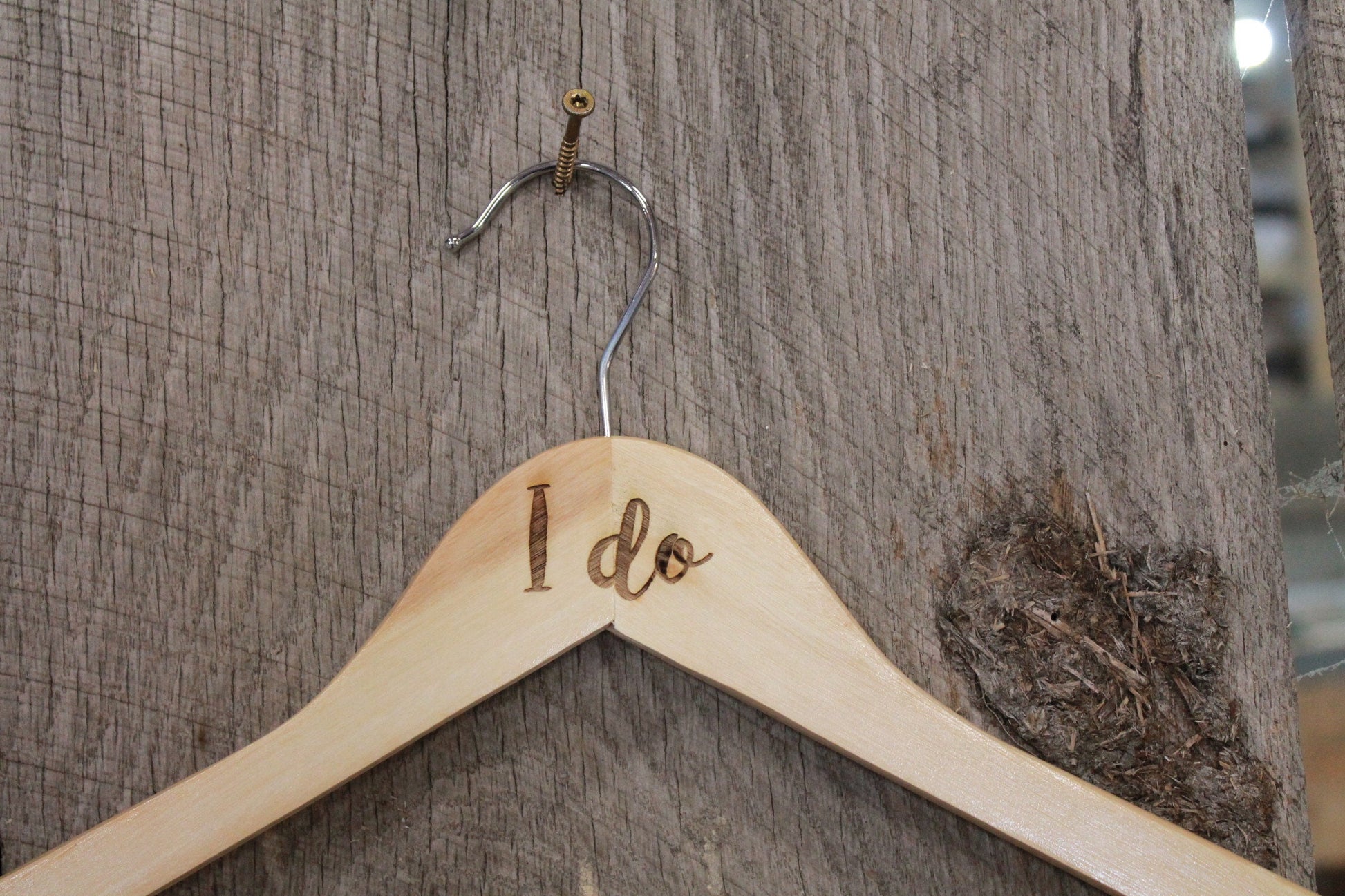 I Do I me Too Matching Bride and Groom Clothes Hanger Engraved Hard Wood Sturdy Dress Wedding Gift Set