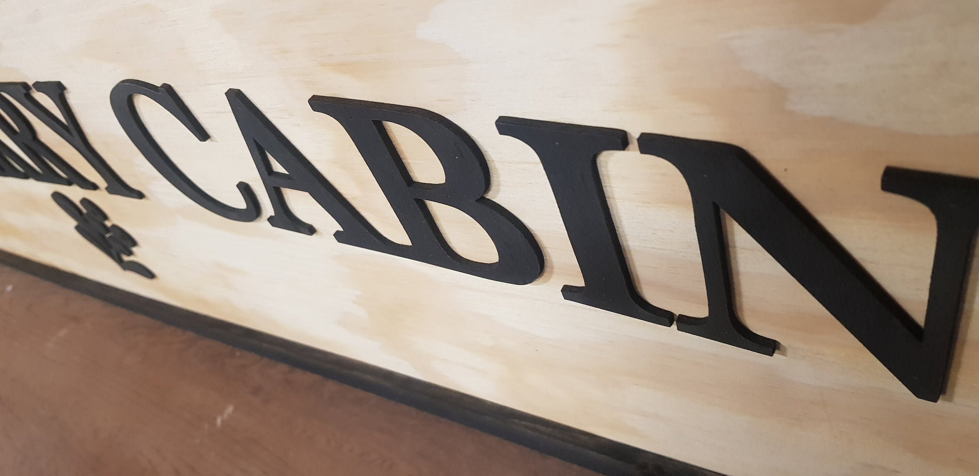 Large Custom Cabin Ranch Sign, Over-sized Rustic Business Logo, Wood, Laser Cut Out, 3D, Extra Large, Sign Footstepsinthepast