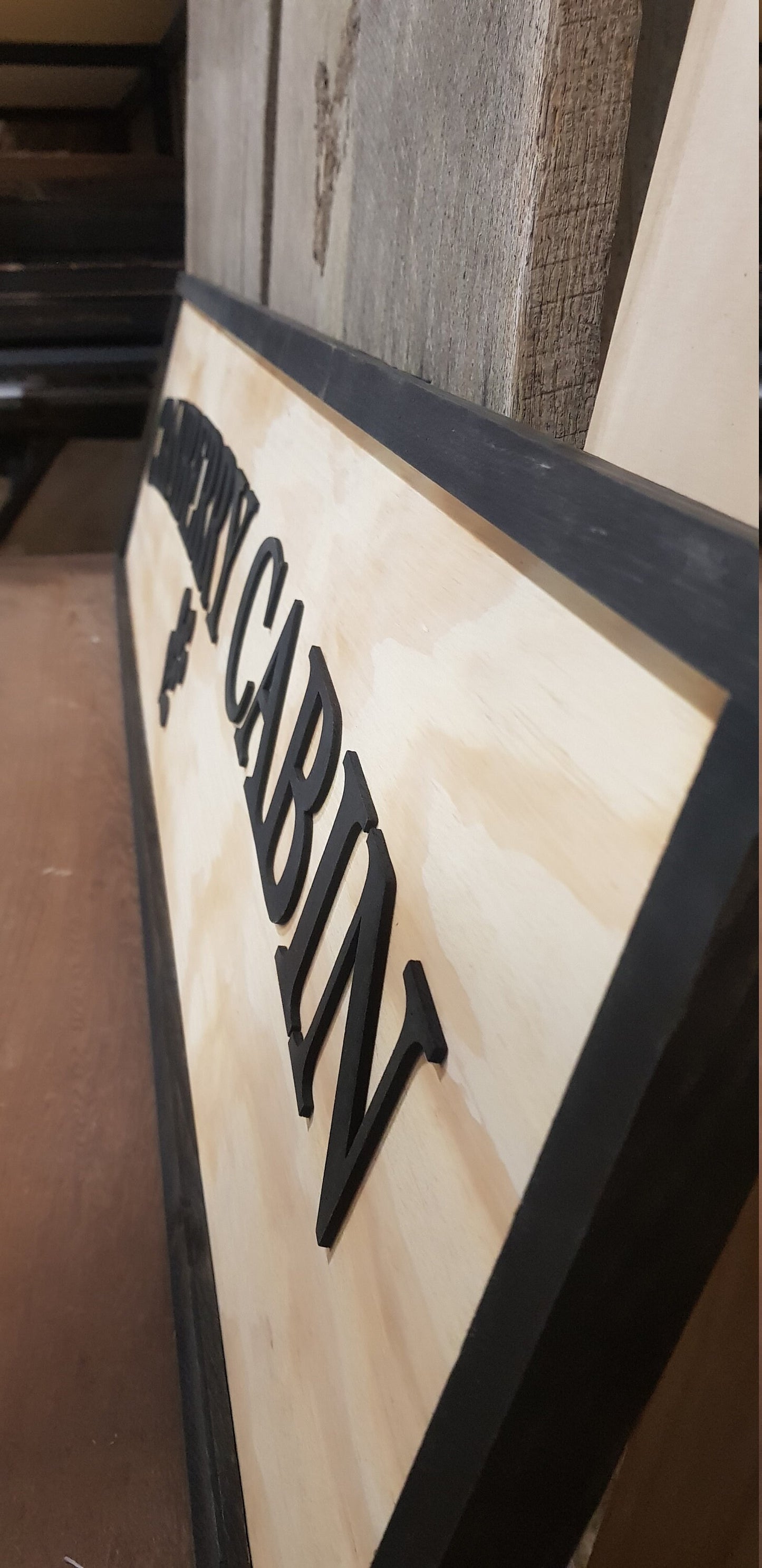 Large Custom Cabin Ranch Sign, Over-sized Rustic Business Logo, Wood, Laser Cut Out, 3D, Extra Large, Sign Footstepsinthepast