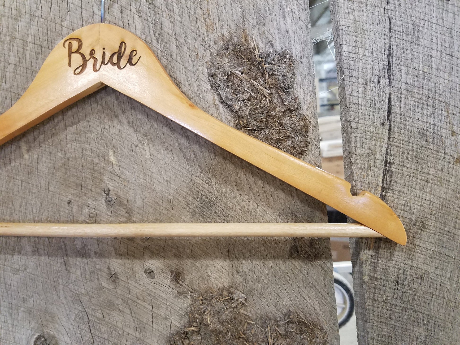 Bride Dress Clothes Hanger Bridal Party Engraved Hard Wood Coat Sturdy Wedding Bromellow Personalized
