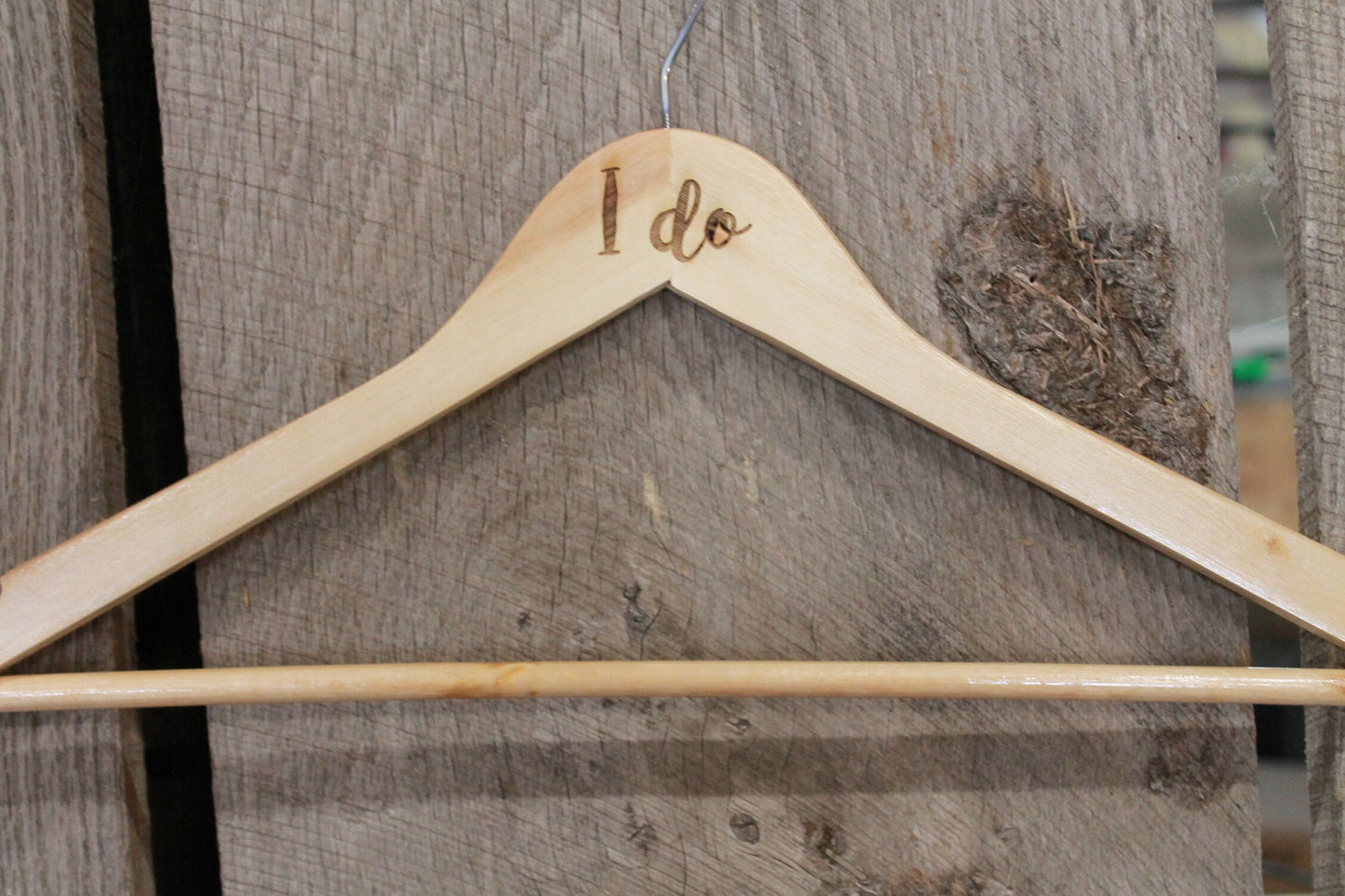 I Do I me Too Matching Bride and Groom Clothes Hanger Engraved Hard Wood Sturdy Dress Wedding Gift Set