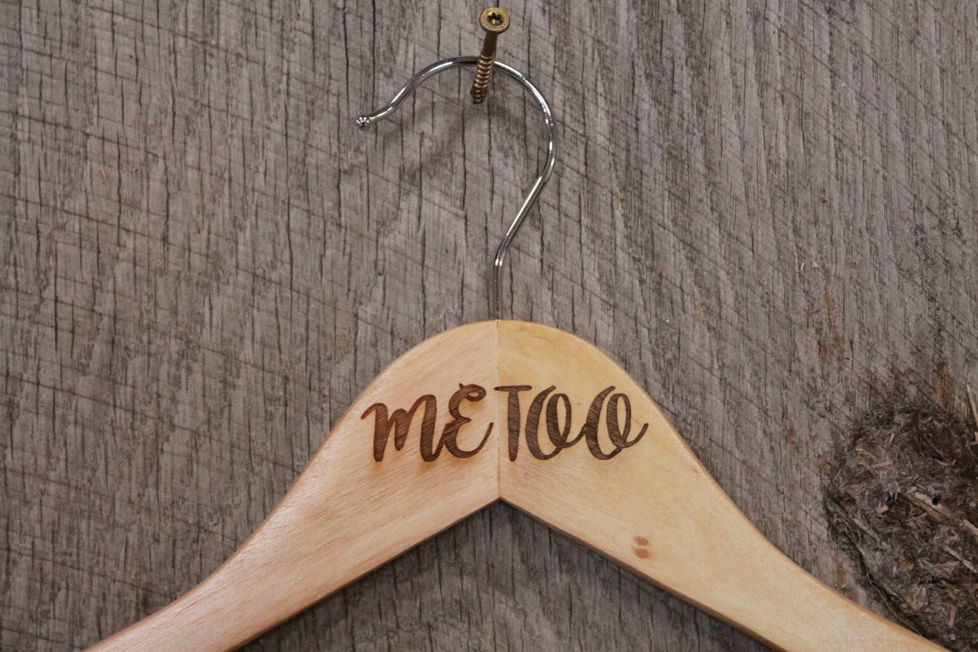 I Do I me Too Matching Bride and Groom Clothes Hanger Engraved Hard Wood Sturdy Dress Wedding Gift Set