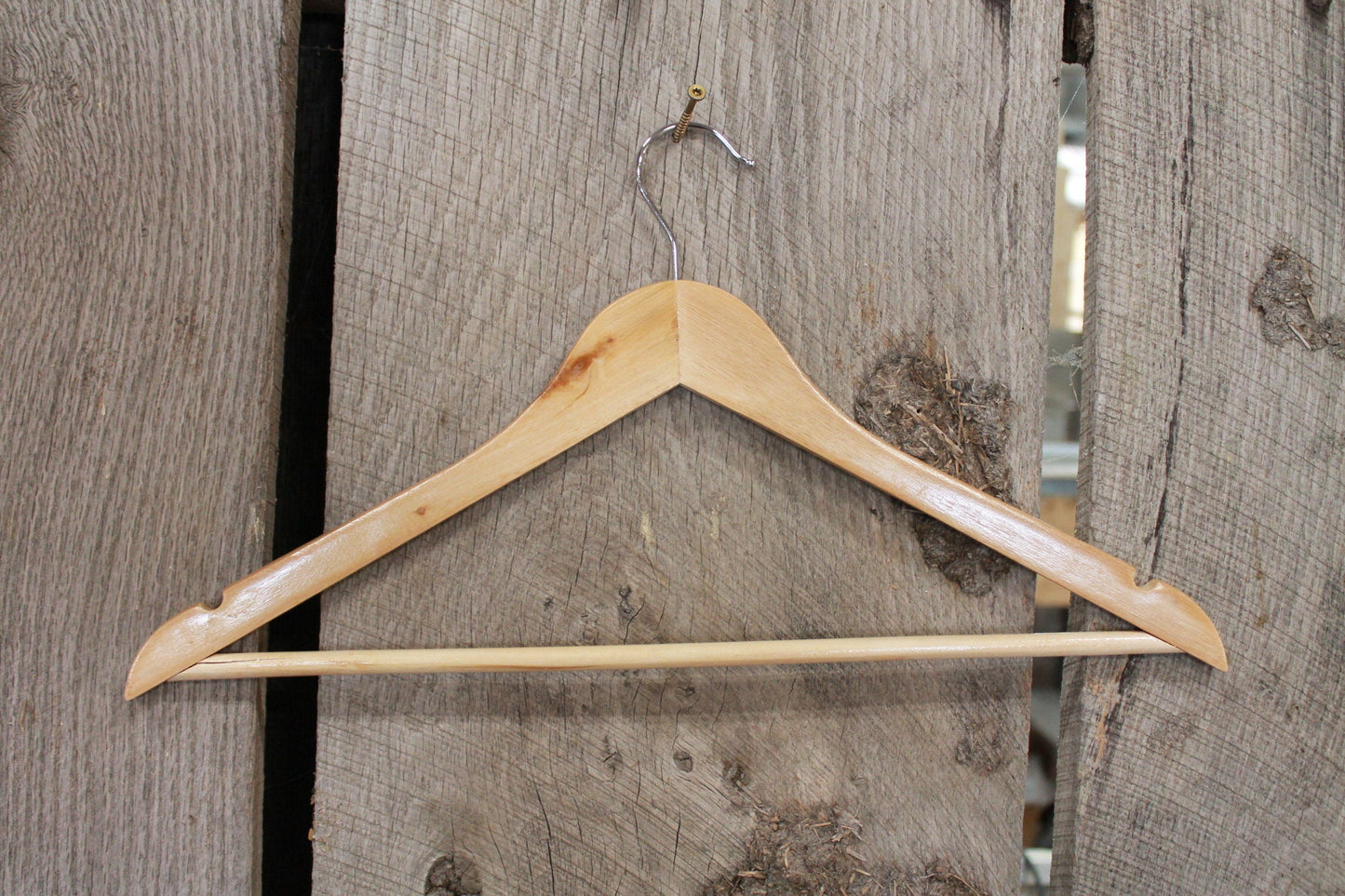 Jr Varsity Jacket Clothes Hanger Engraved Hard Wood Sturdy Ceremony Celebration Gift High School Letter