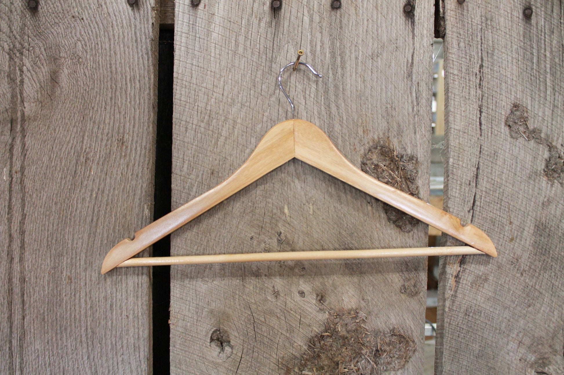 JV Jr Varsity Jacket Clothes Hanger Engraved Hard Wood Sturdy Ceremony Celebration Gift High School Letter