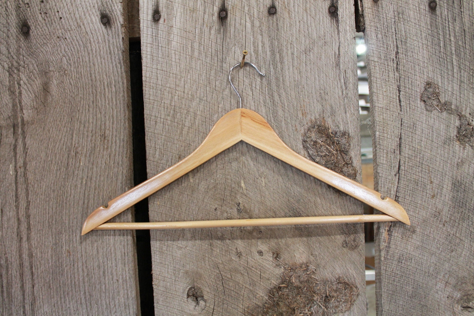 Varsity Jacket Clothes Hanger Engraved Hard Wood Sturdy Ceremony Celebration Gift High School Letter
