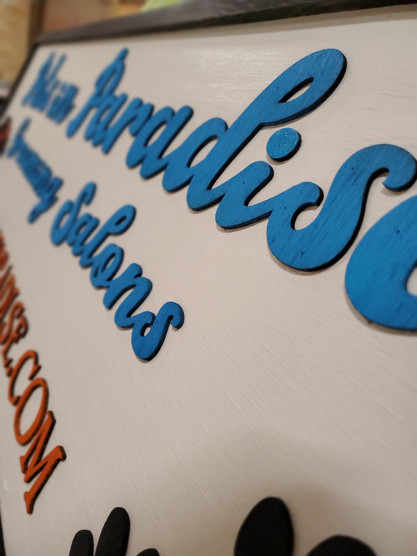Custom Handmade Wood Sign Hanging Square Rectangle Framed sign for your Office Business Shop or Store Personalized