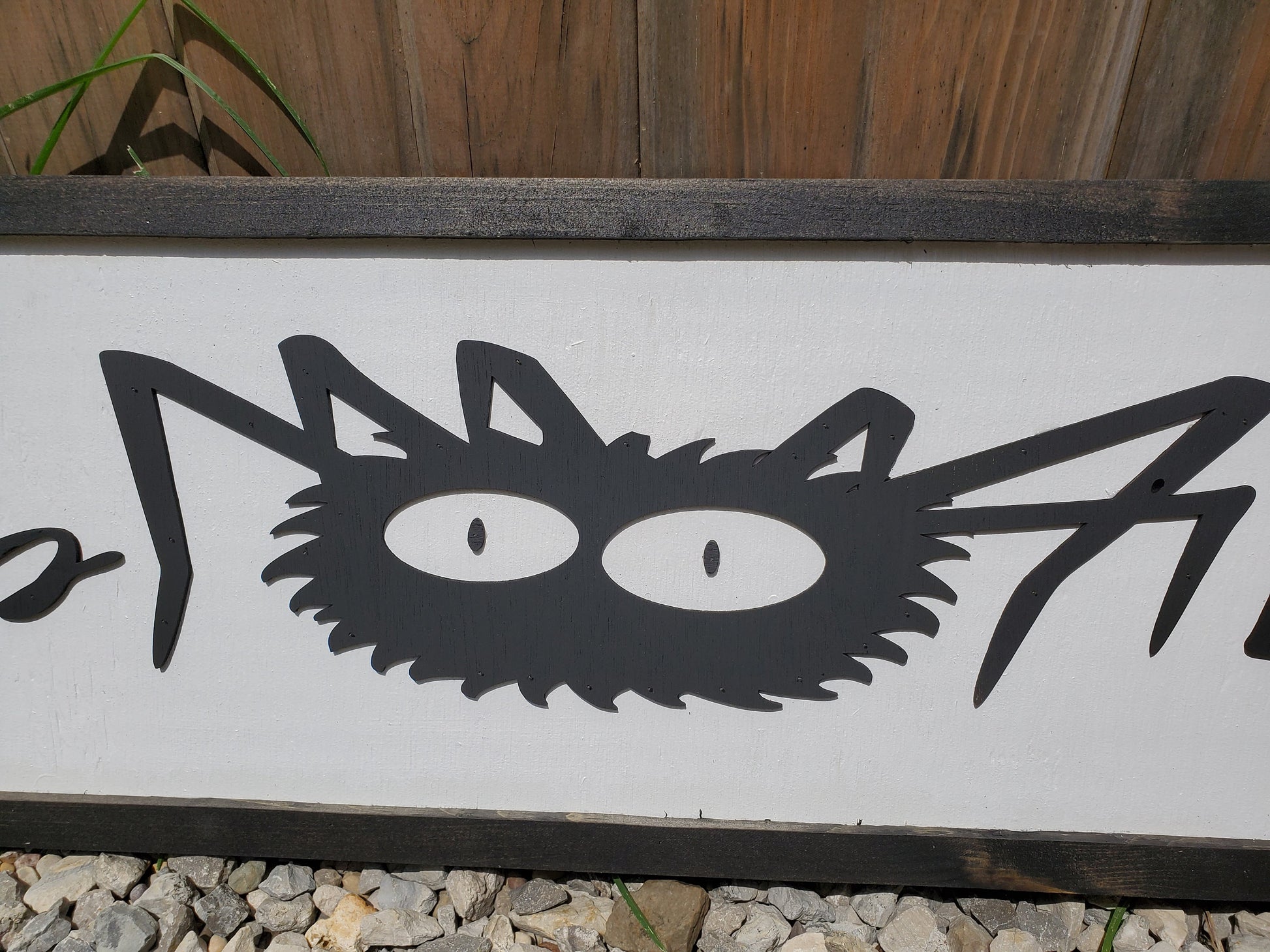 Spooky Spider, Halloween Sign, Decor, Wall, Wood, 3D, Handmade, Laser Cut, Primitive, Rustic, Raised, Graphic, Decoration