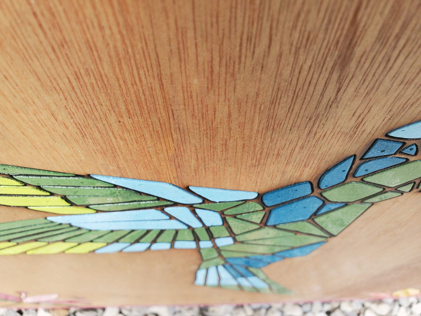 Hummingbird, Bird, Barn Quilt, Tulip, Flower, Floral, Wood, Barn Decor, Vintage, Rustic, Mosaic, Handmade, Primitive, Laser Cut Out