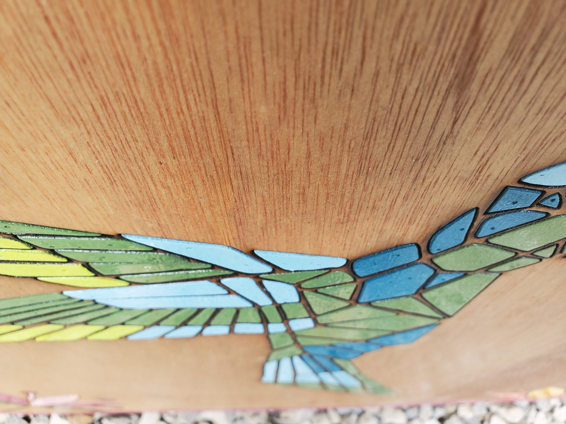 Hummingbird, Bird, Barn Quilt, Tulip, Flower, Floral, Wood, Barn Decor, Vintage, Rustic, Mosaic, Handmade, Primitive, Laser Cut Out