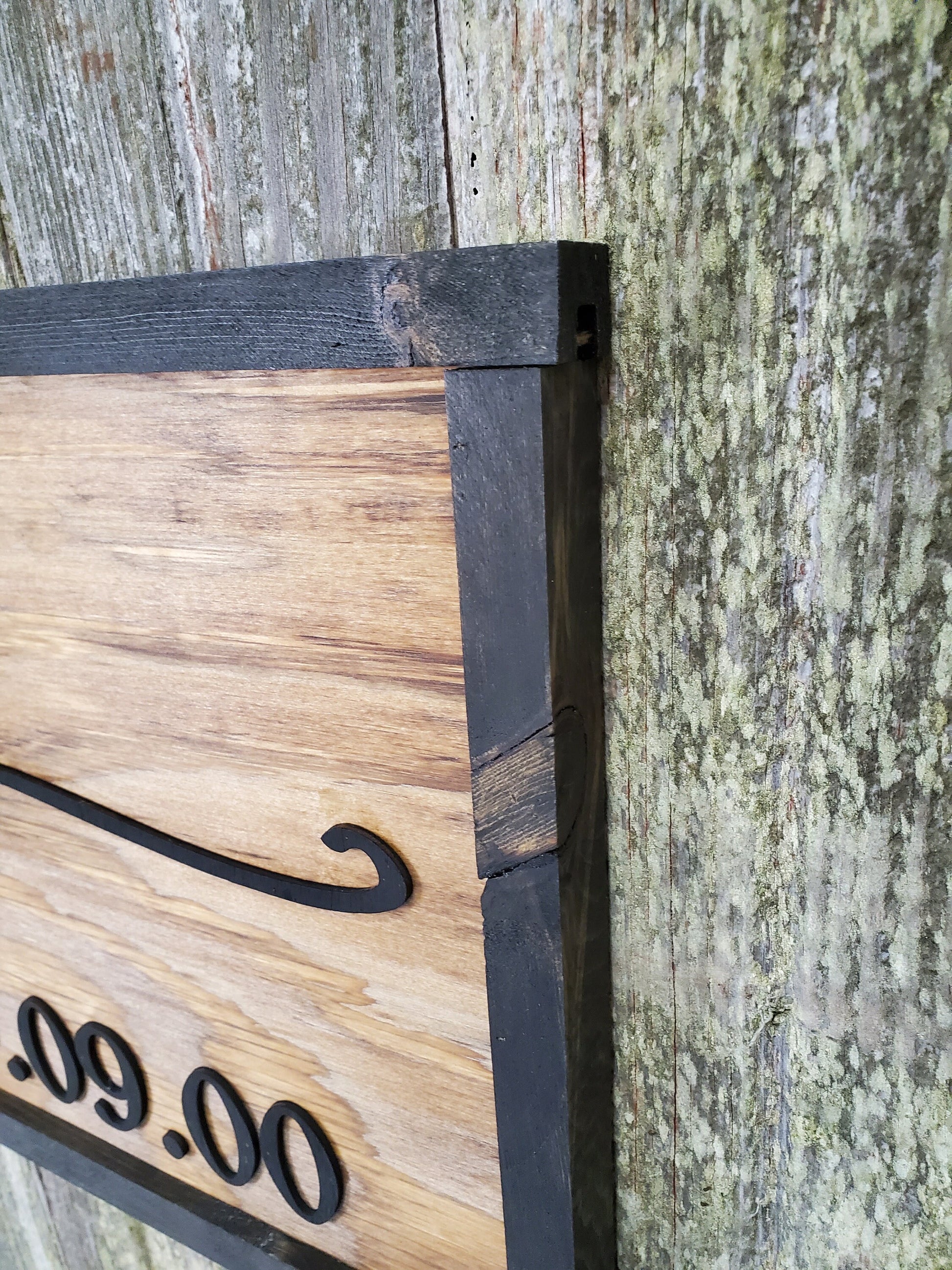 Its Your Love Large Custom Established Sign Wedding Gift Country Rustic Wood 3D Raised Text Wooden Framed Shabby Chic Cabin Decor