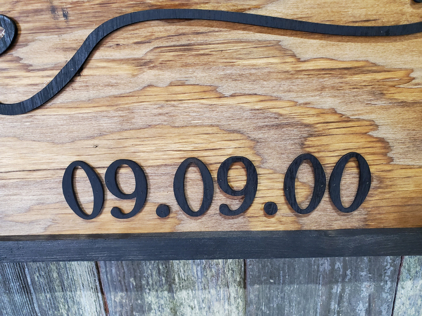 Its Your Love Large Custom Established Sign Wedding Gift Country Rustic Wood 3D Raised Text Wooden Framed Shabby Chic Cabin Decor