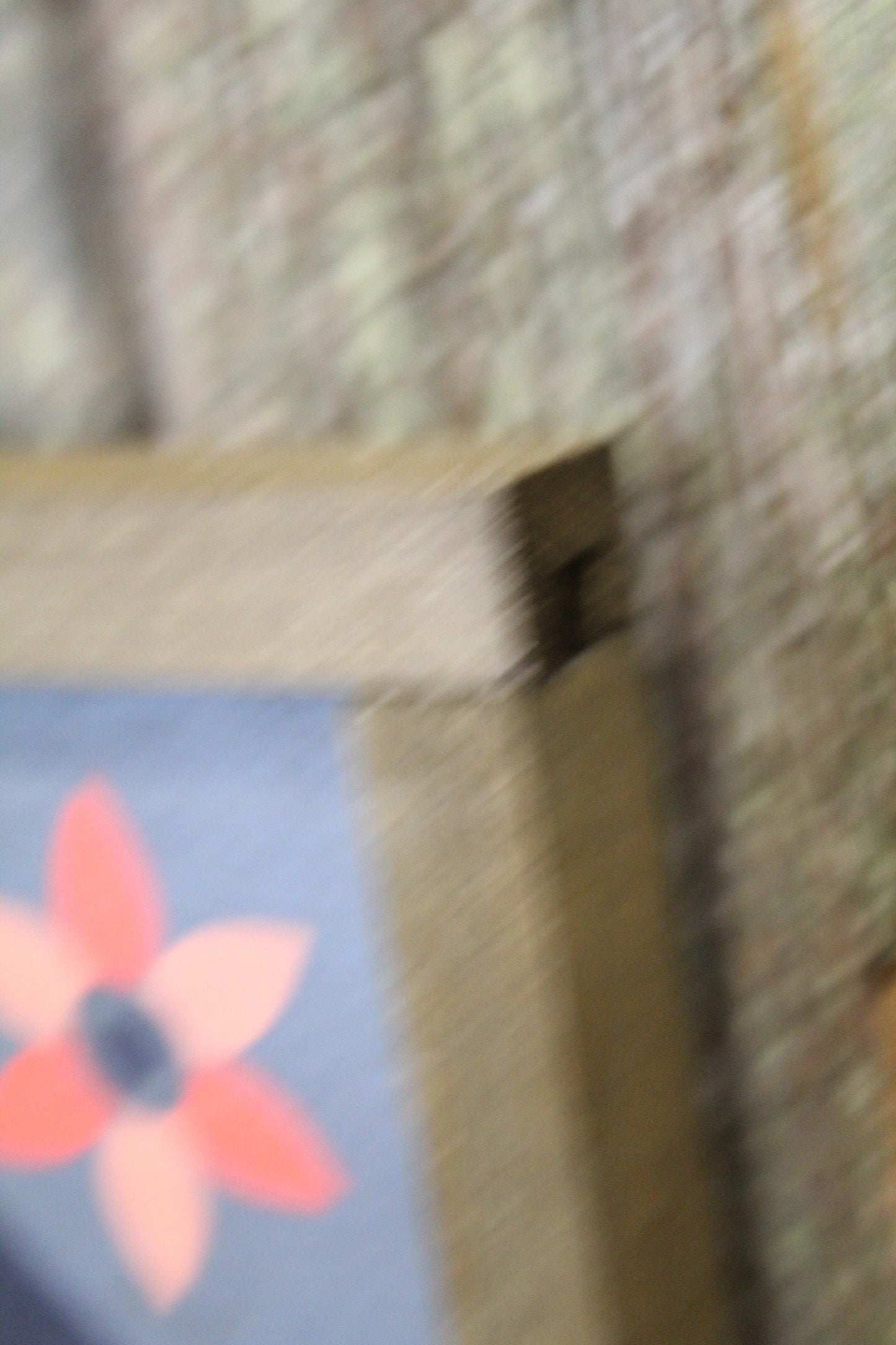 Flower Barn Quilt Wood Floral Bloom Diamond Sign Pastel Country Brown Framed Square Pattern Block Print Wall Art Farmhouse Primitive Rustic