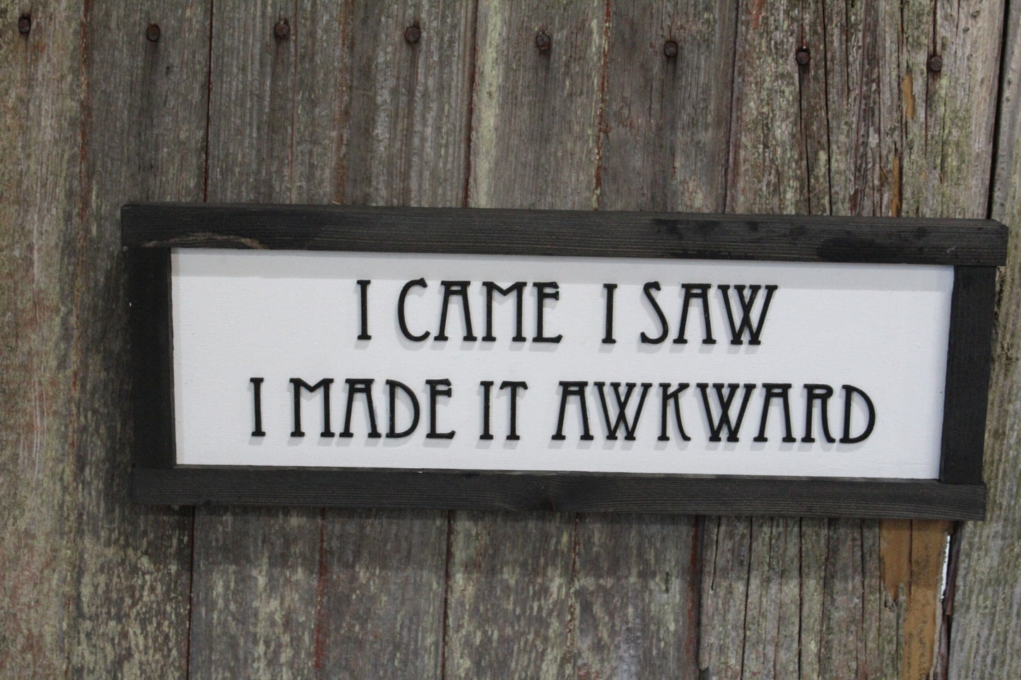 acknowledges social awkwardness