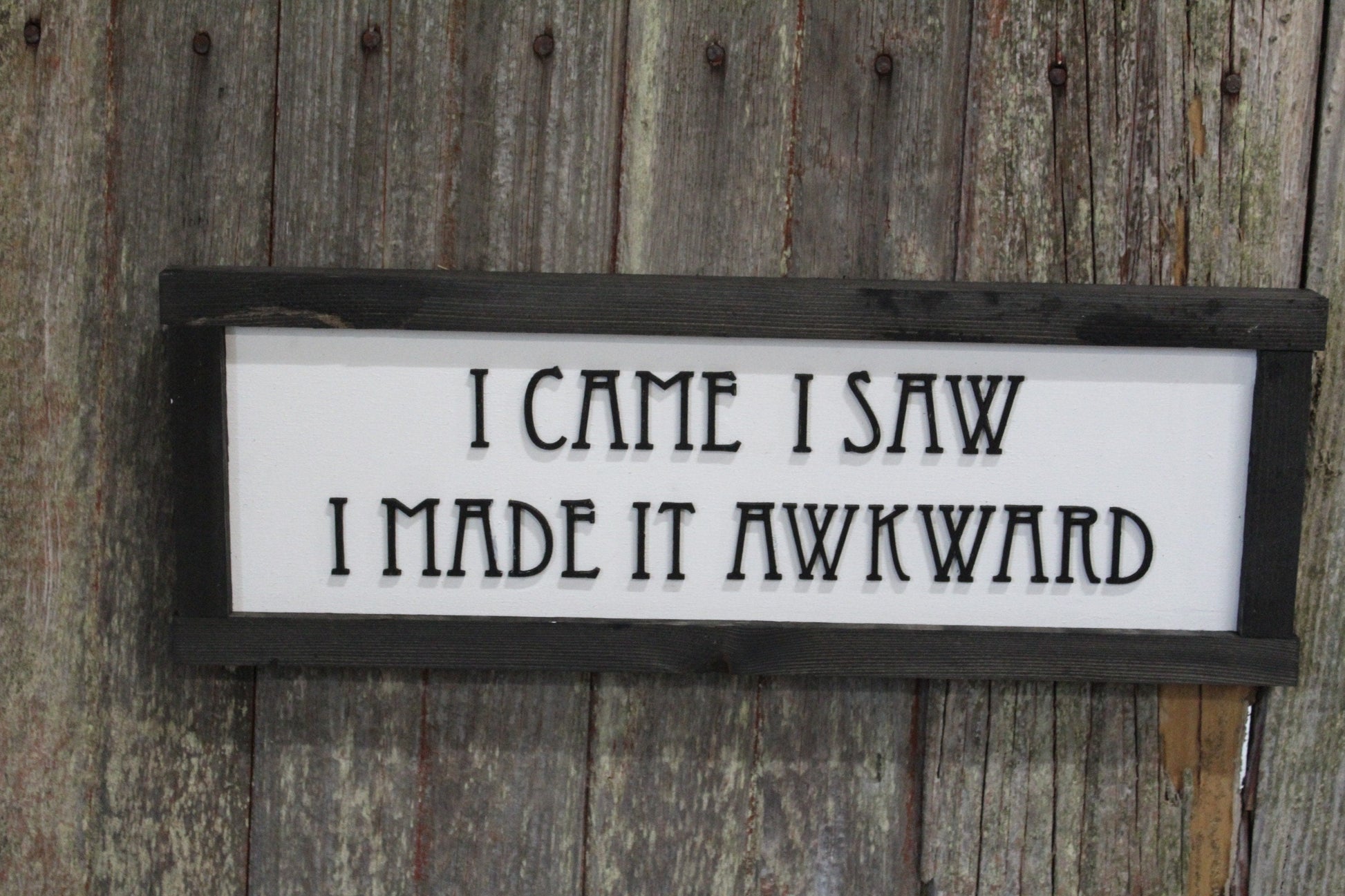 acknowledges social awkwardness