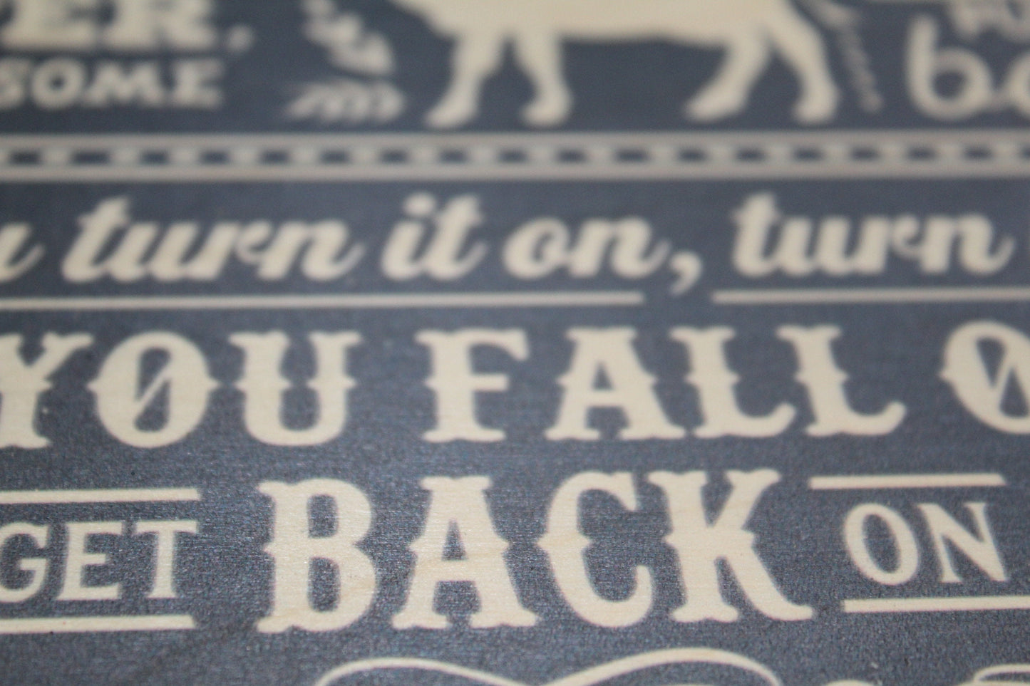 Barn Rules Wood Sign If You Ride It Feed It Rustic Wall Hanging Fall Off Get Back On Cow Farm Life Decoration Hard Work Gift Farmer Western