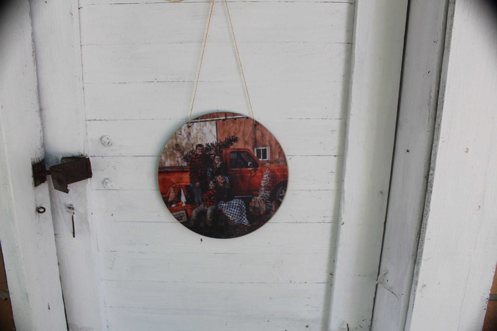 Texture Photo Printed On Wood Round Circle Custom Your Photo Large Rustic Personalized Gift Idea Wood Print Wood Photo Home Decor Textured