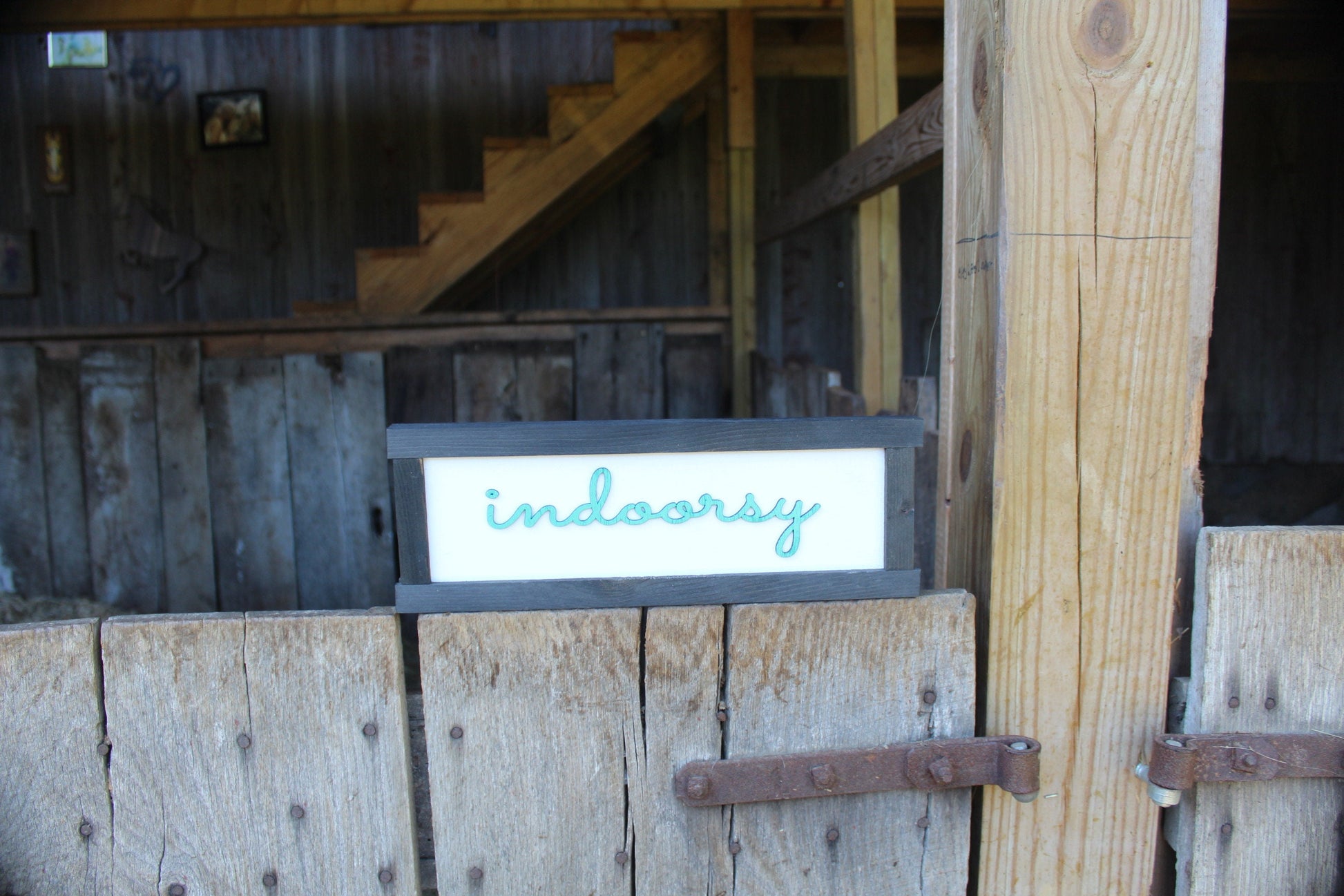 Indoorsy I Love Inside Hate Outdoors Wood Sign Raised Text Wall Hanging Decoration Hates Camping Primitive Rustic In Doors Gift Decor