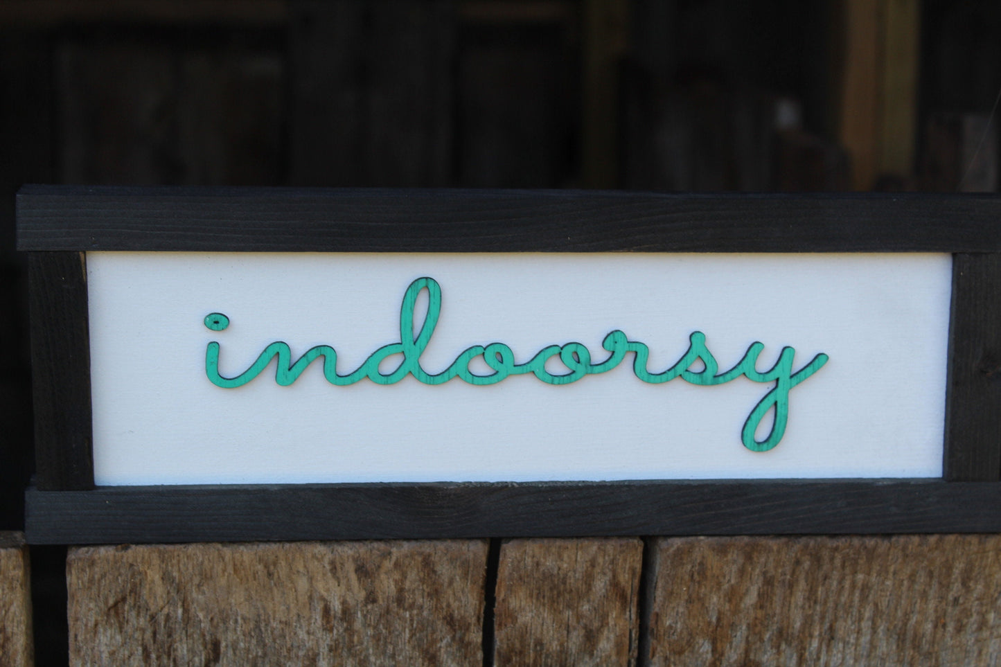 Indoorsy I Love Inside Hate Outdoors Wood Sign Raised Text Wall Hanging Decoration Hates Camping Primitive Rustic In Doors Gift Decor