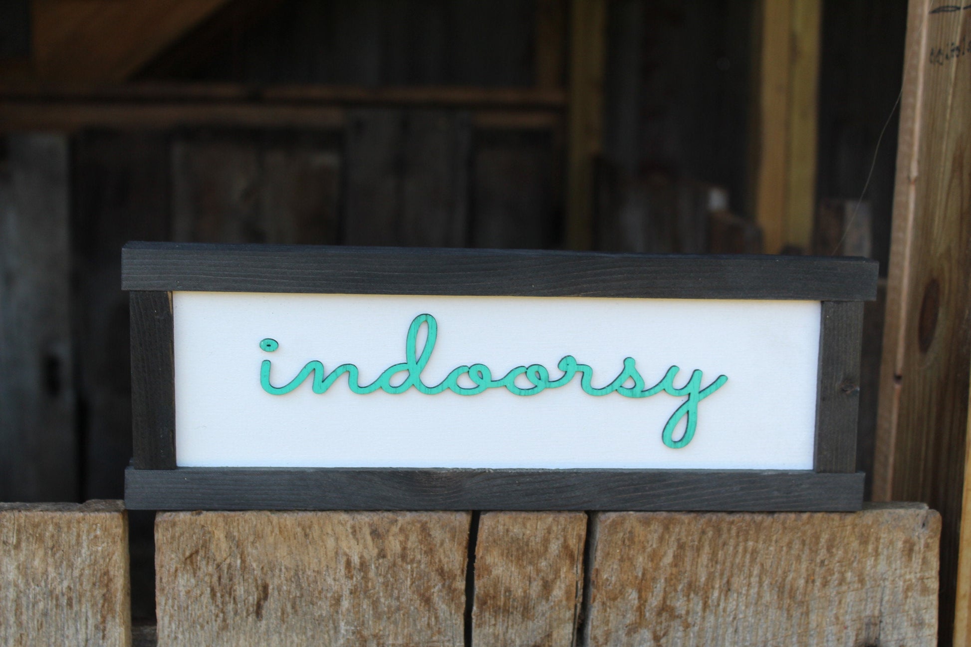 Indoorsy I Love Inside Hate Outdoors Wood Sign Raised Text Wall Hanging Decoration Hates Camping Primitive Rustic In Doors Gift Decor