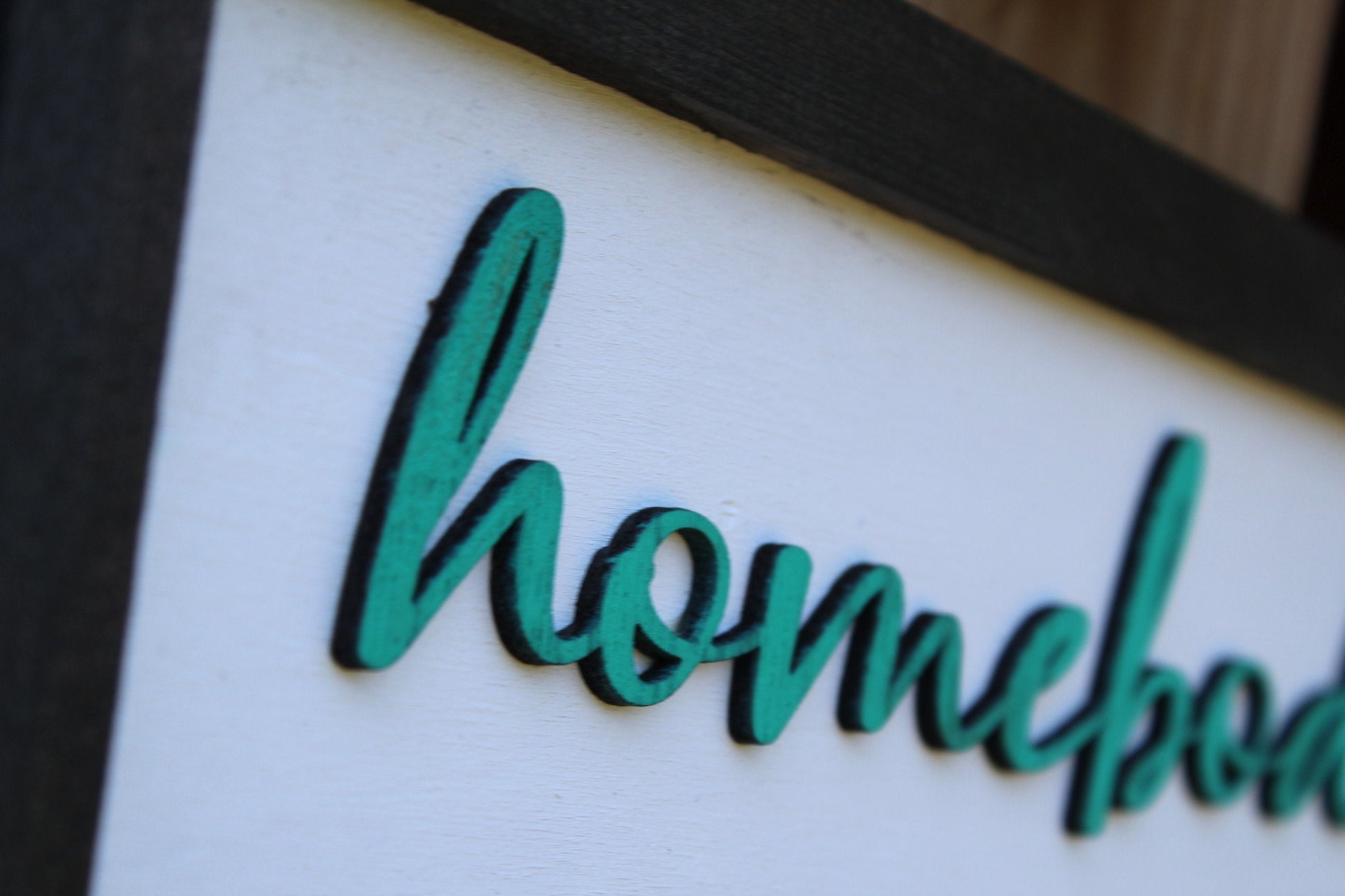 Homebody I Love My House Wood Sign Raised Text Wall Hanging Decoration Primitive Rustic In Doors Gift Decor Stay At Home Homely Introvert