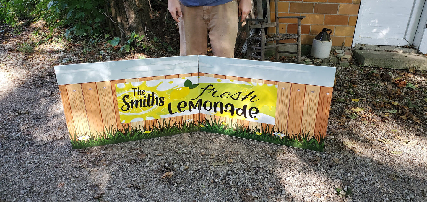 Lemonade stand decor idea