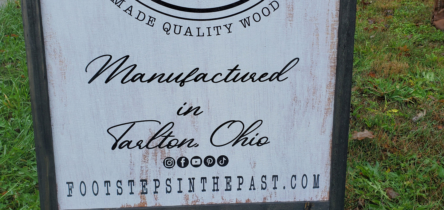 Outdoor Patio Sidewalk Sign A Frame Folding Sign Affordable Business Sign Your Logo Free Standing Large Commercial Hinge Advertising Store
