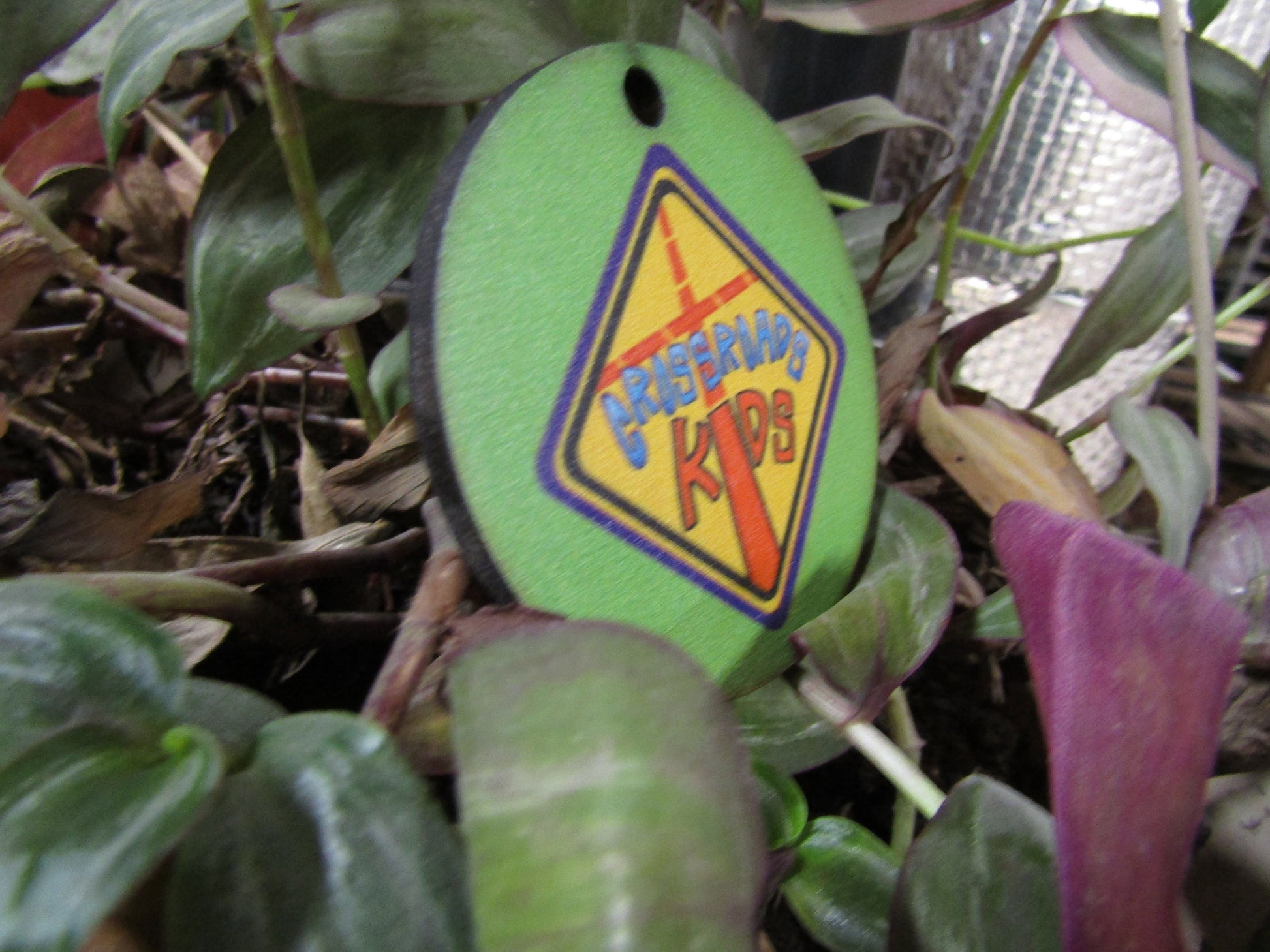 Student Church School Logo Gift Tag School Alumni Image Christmas Ornament Wood Slice Full Color Printed Round Keychain Award Personalized