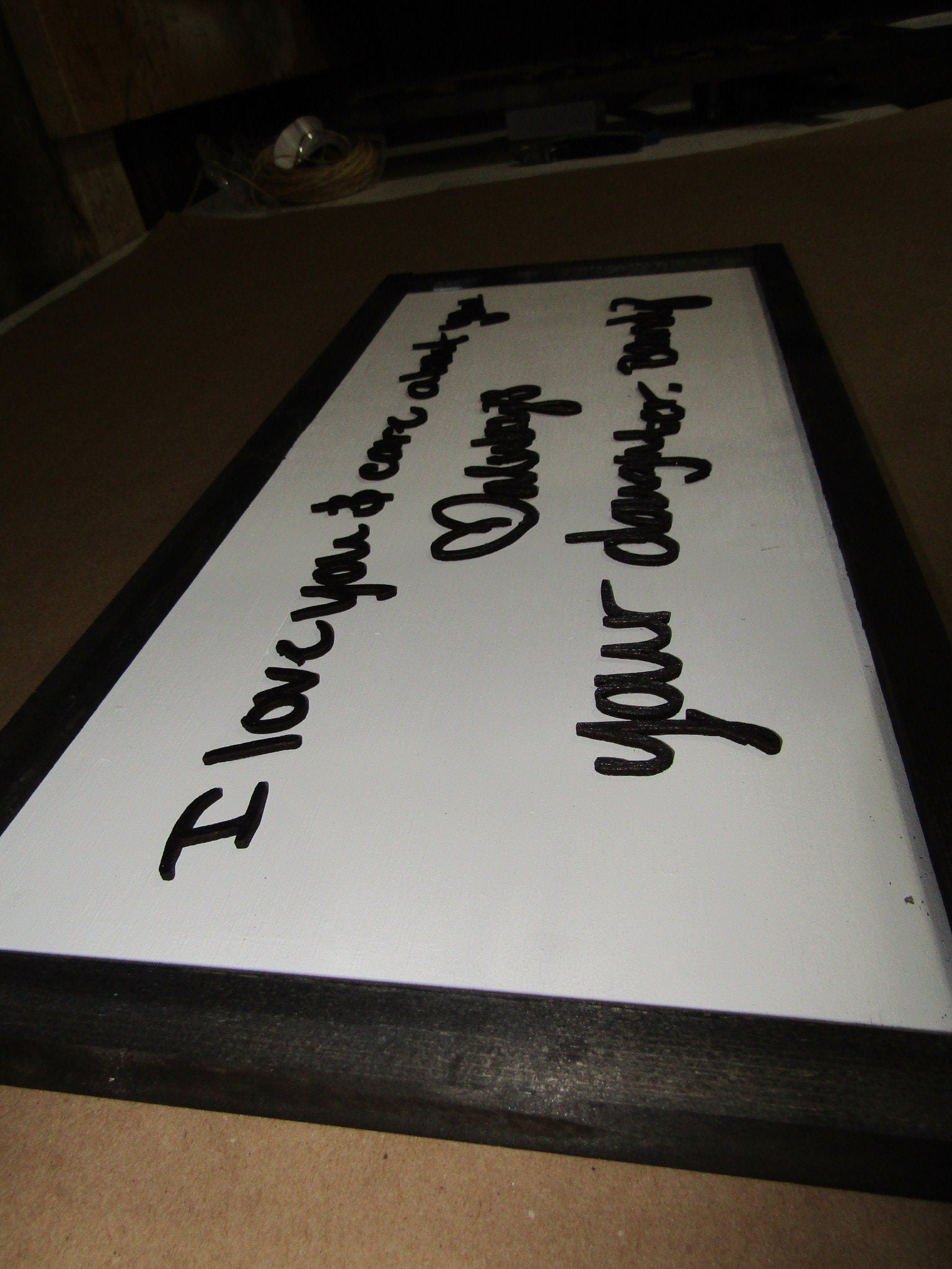 Mom Gift Handwriting Framed Decor Daughter Gift Personalized Sketch Personal Note Letter Loved One Special Occasion Mothers Day Handmade 3D