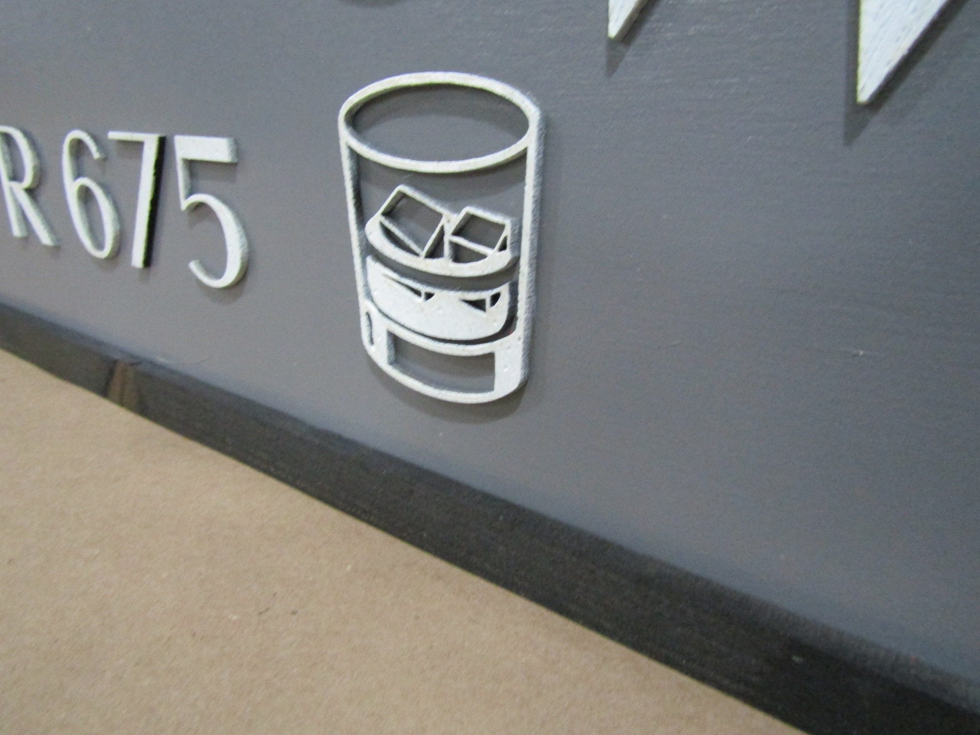 Large Custom Commerical Signage Business Name Address Sign Whiskey Bungalow Wood 3D Raised Text Sign Handmade Decor Store Front Costal Glass