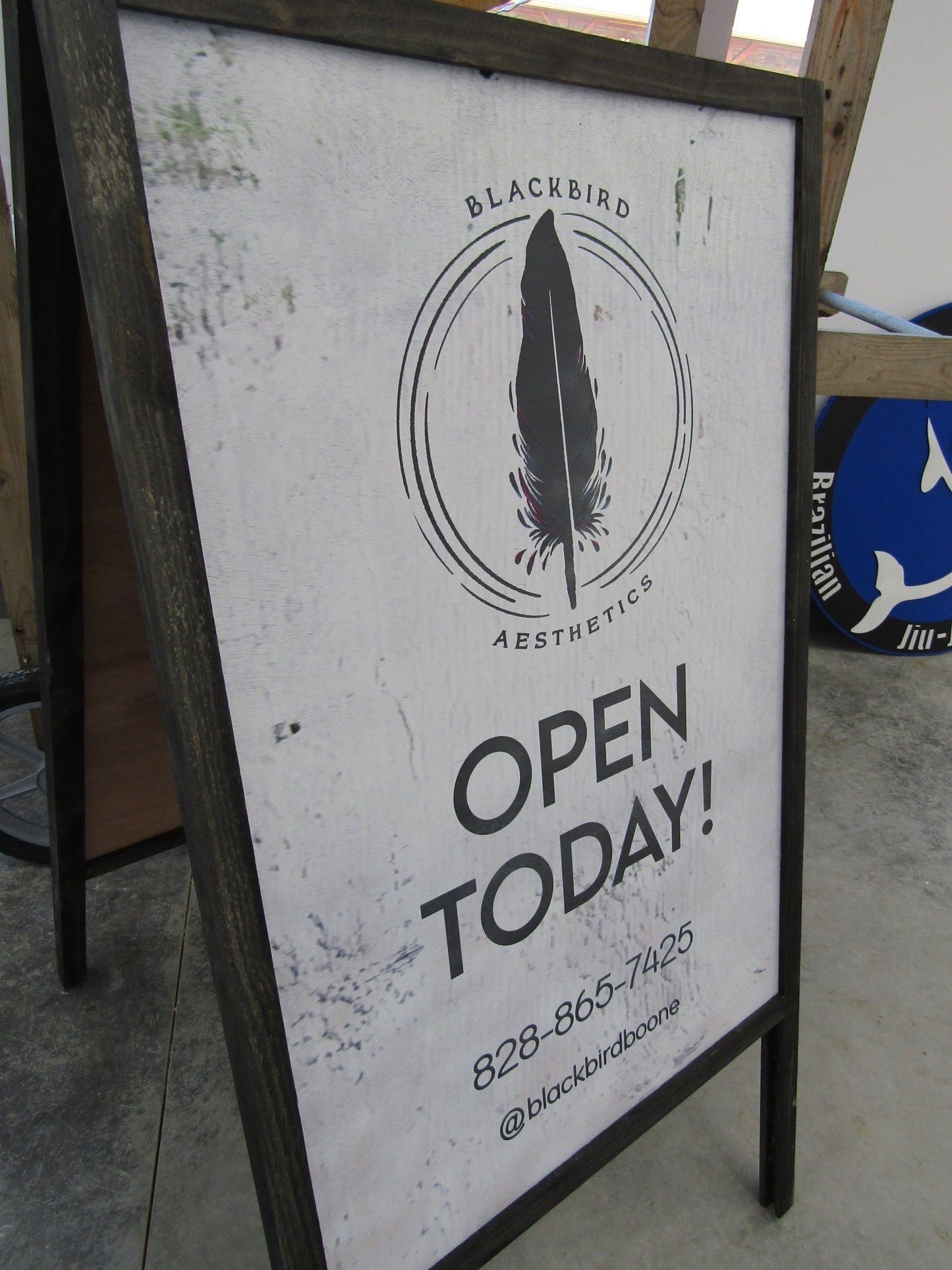 Sidewalk Sign A Frame Folding Sign Affordable Business Sign Your Logo Free Standing Extra Large Commercial Hinge Outdoor Advertising