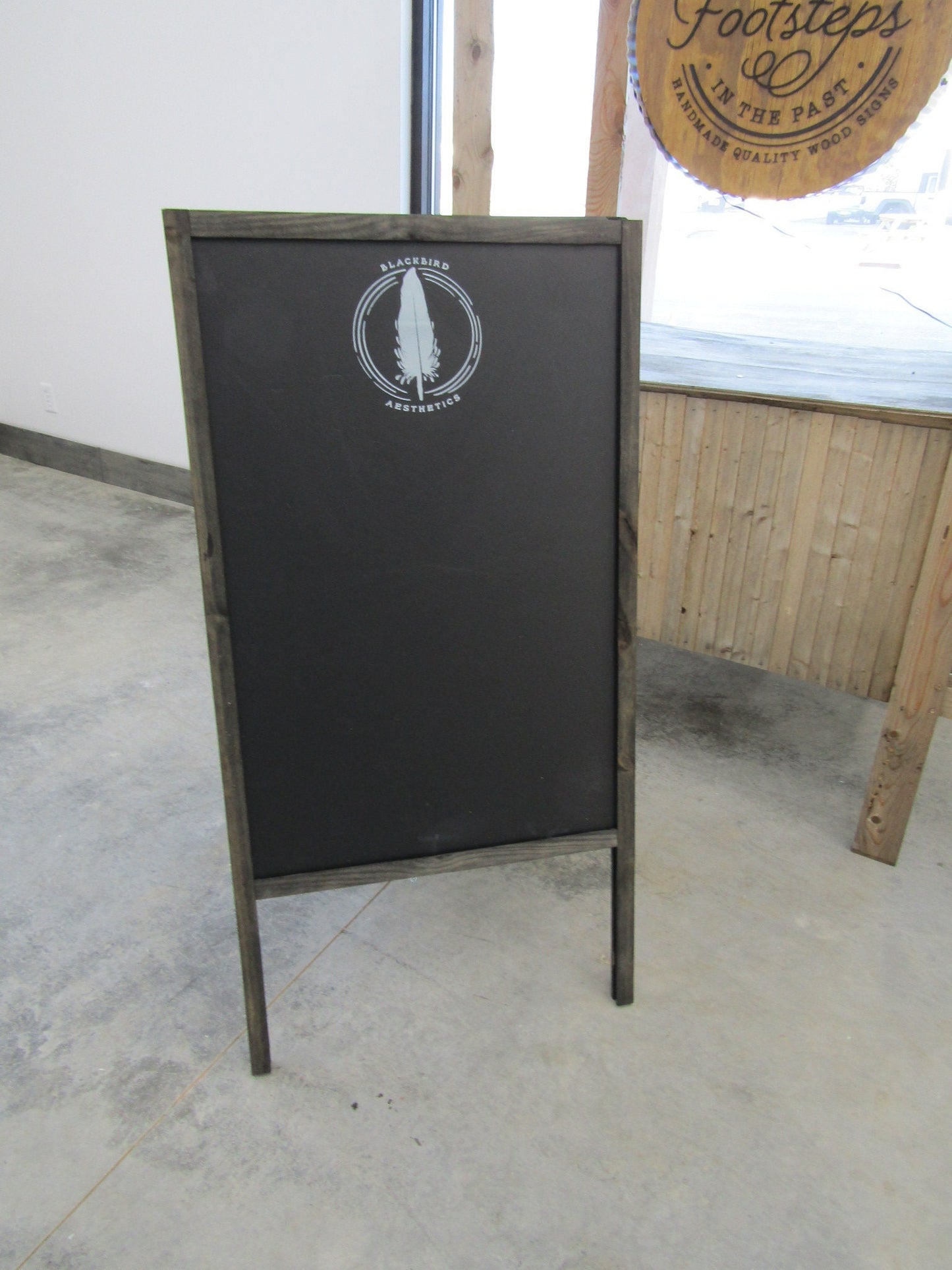 Sidewalk Sign A Frame Folding Sign Affordable Business Sign Your Logo Free Standing Extra Large Commercial Hinge Outdoor Advertising