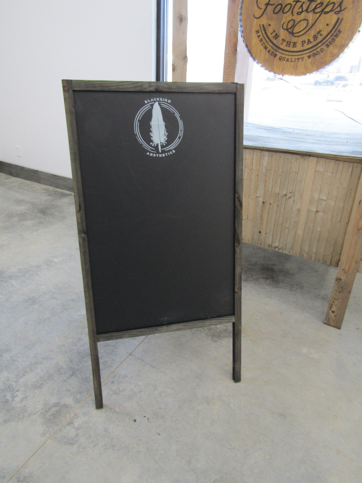 Sidewalk Sign A Frame Folding Sign Affordable Business Sign Your Logo Free Standing Extra Large Commercial Hinge Outdoor Advertising