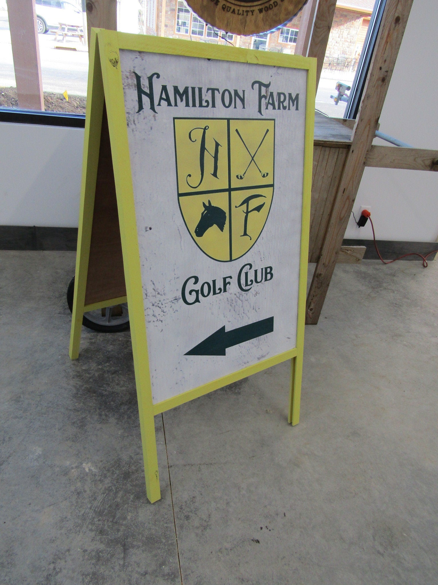 Sidewalk Sign A Frame Folding Sign Affordable Business Sign Your Logo Free Standing Extra Large Commercial Hinge Outdoor Advertising Golf