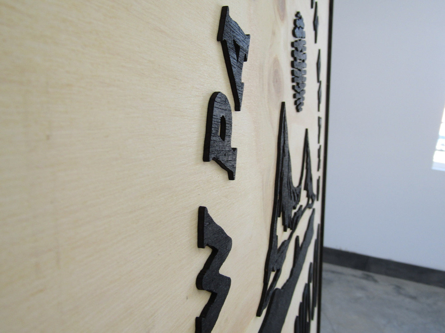 Large Custom Ranch Sign Square Over-sized Rustic Business Logo Apparel Store Co Wood Laser Cut Out 3D Extra Large Sign Footstepsinthepast