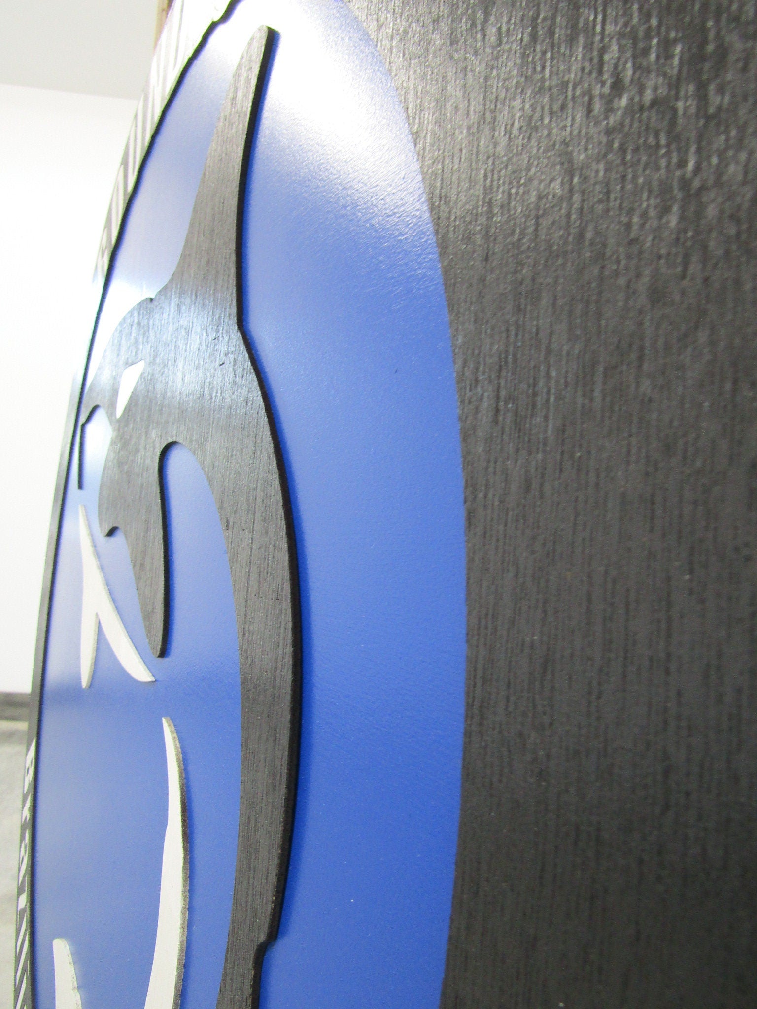 Custom Round Wood Sign Jiu-Jitsu Martial Arts Signage Business Logo Orca Karate Wrestling Handmade 3D Personalized Wooden Judo Sign Large