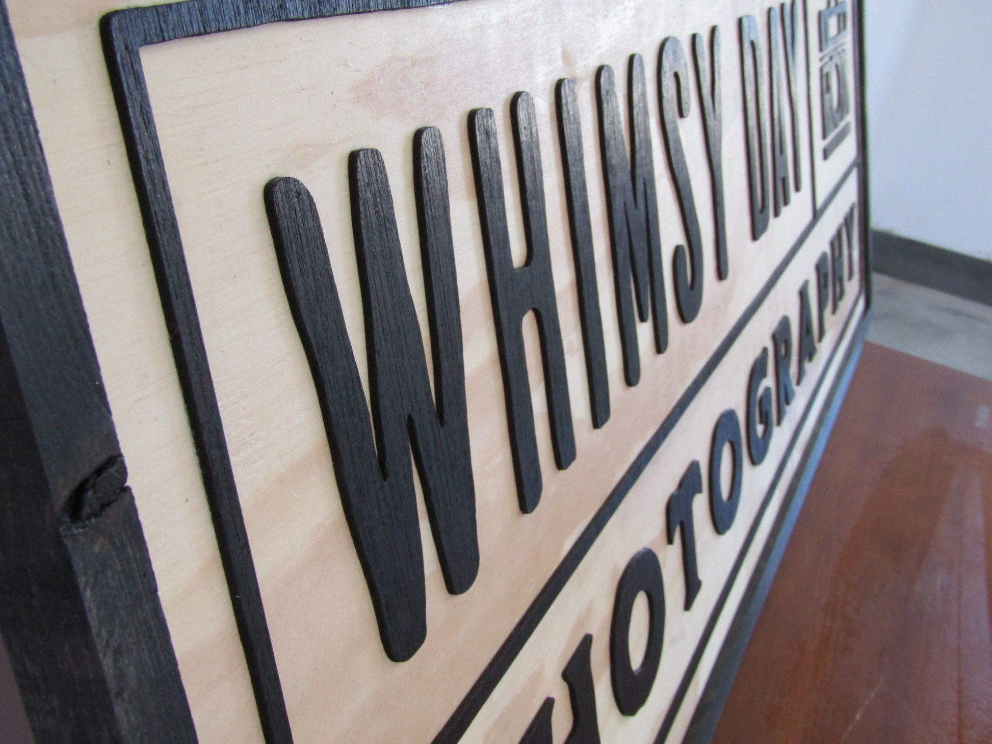 Raised Text Custom Sign