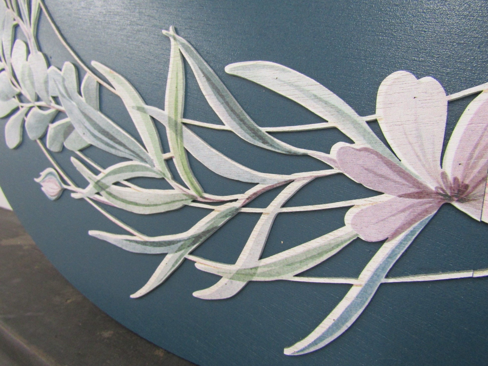 Custom Sign Round Business Commerical Signage Salon Boutique Made to Order Serendipity Store Front Small Shop Logo Circle Wooden Handmade