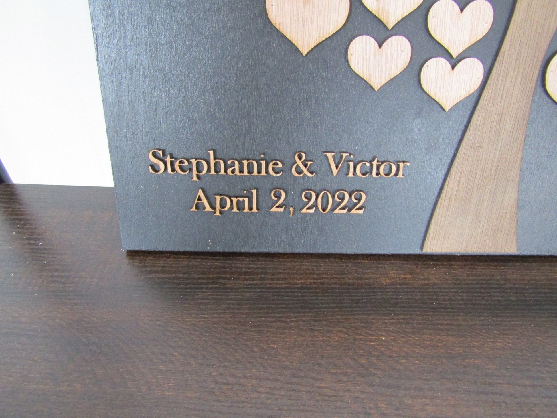 Wedding Sign Board Love Birds Hearts Tree Bridal Alternative Sign In Board Signature Name Sign Signature Board Guest Book Friends Family
